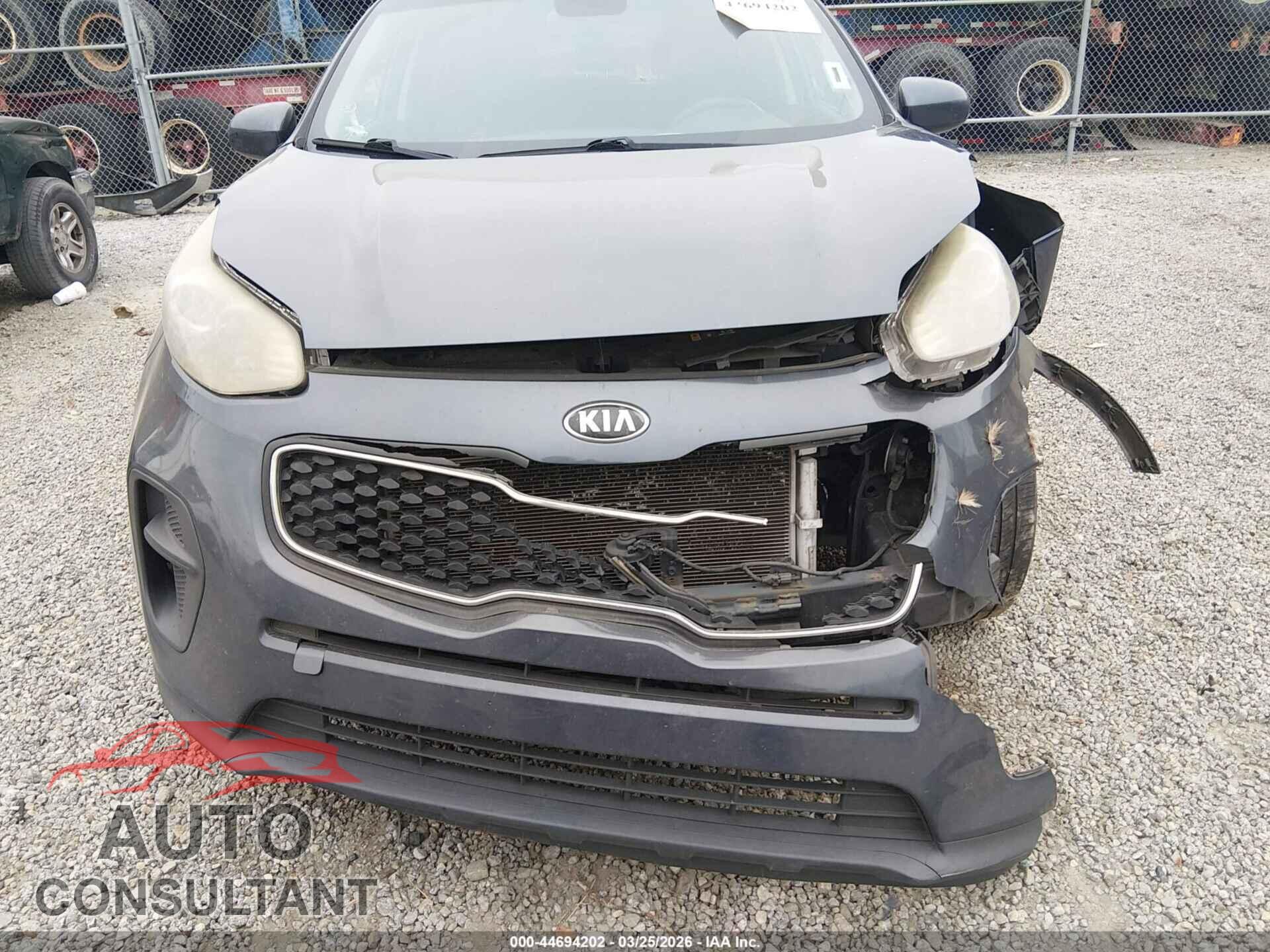 KIA SPORTAGE 2017 - KNDPM3AC2H7037308