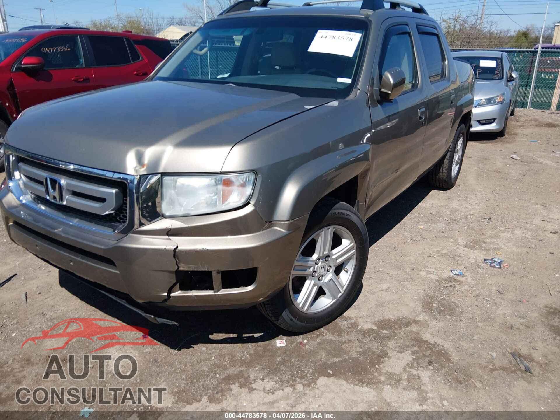 HONDA RIDGELINE 2011 - 5FPYK1F51BB452329