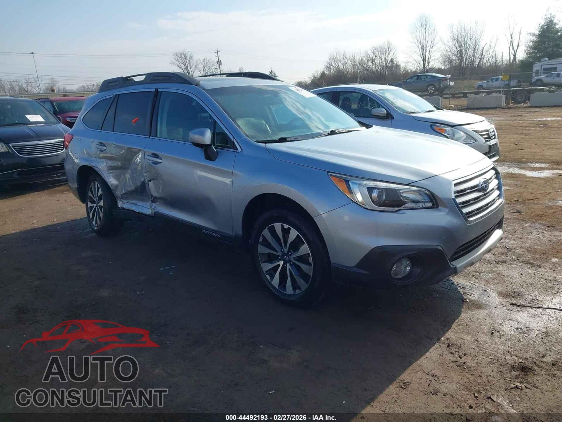 SUBARU OUTBACK 2015 - 4S4BSBLC6F3236840