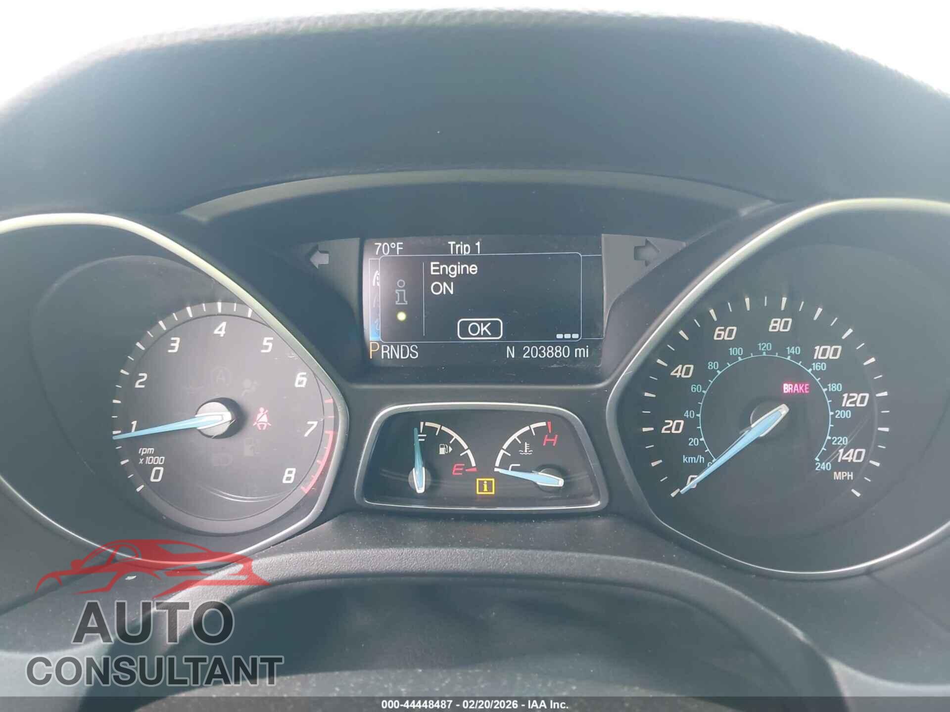 FORD FOCUS 2014 - 1FADP3F23EL357952