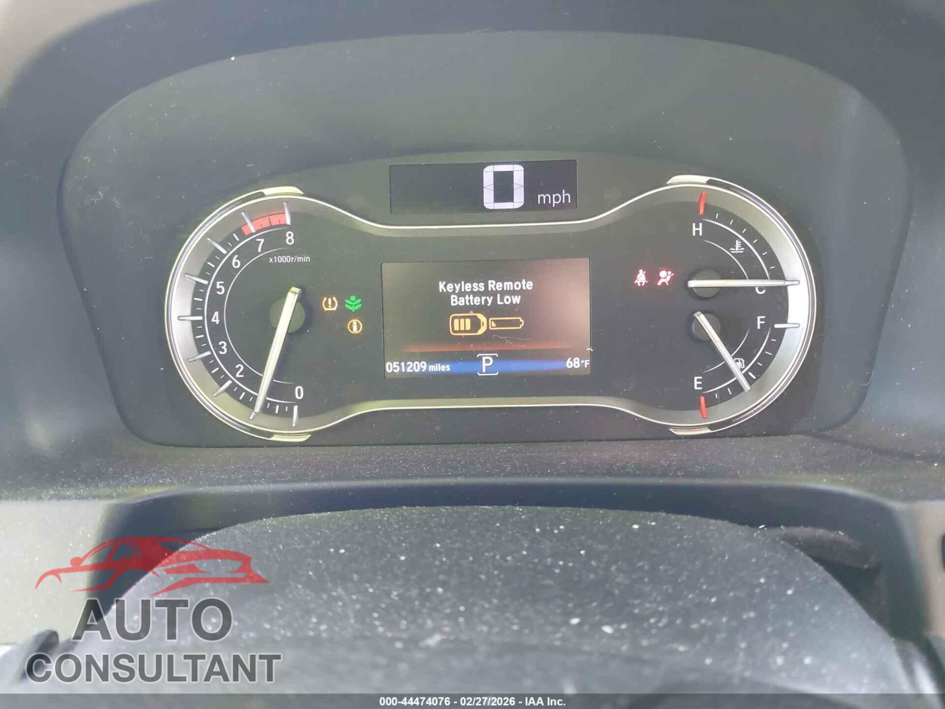 HONDA PILOT 2017 - 5FNYF6H5XHB076780