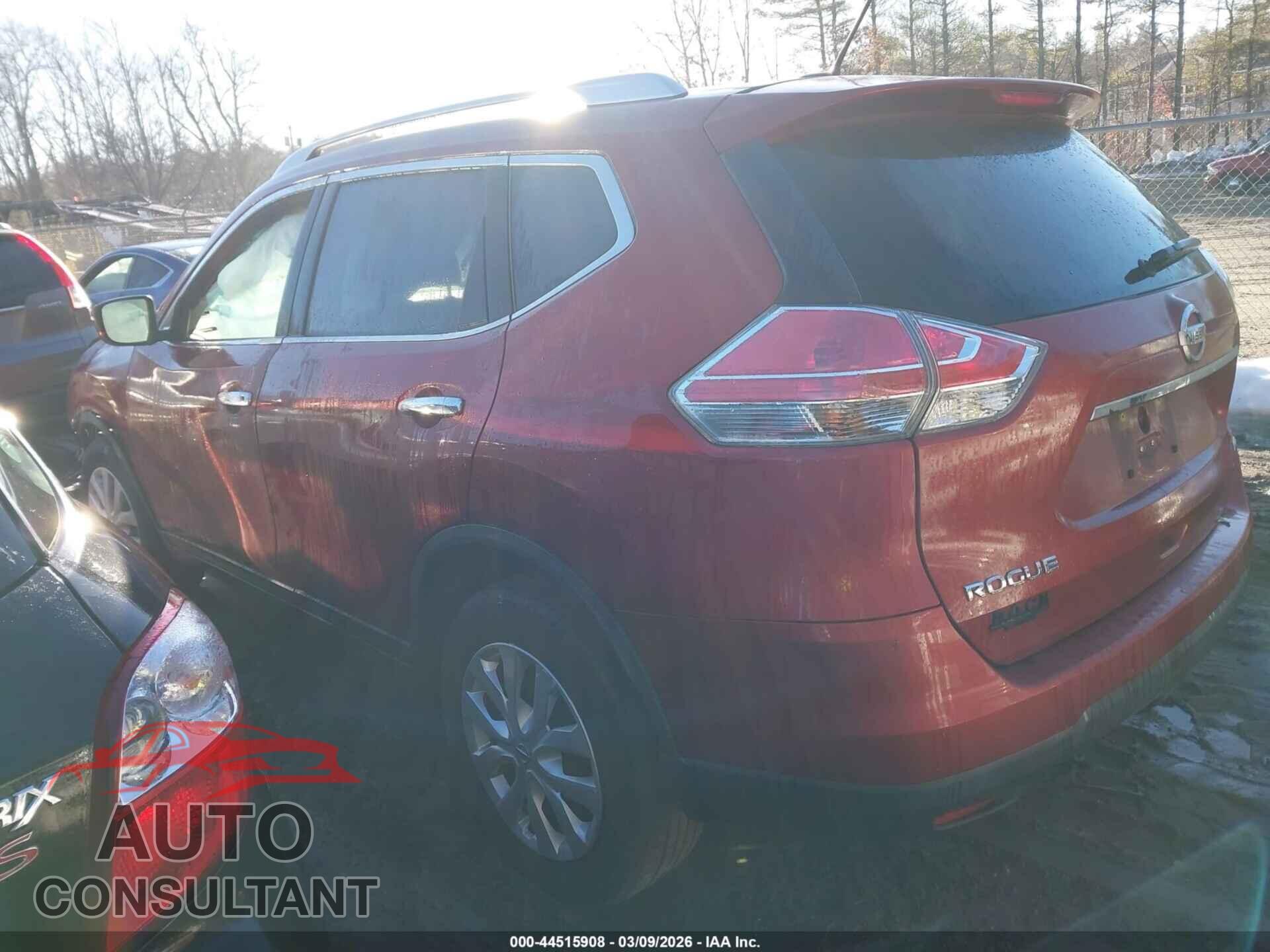 NISSAN ROGUE 2016 - KNMAT2MV9GP729340