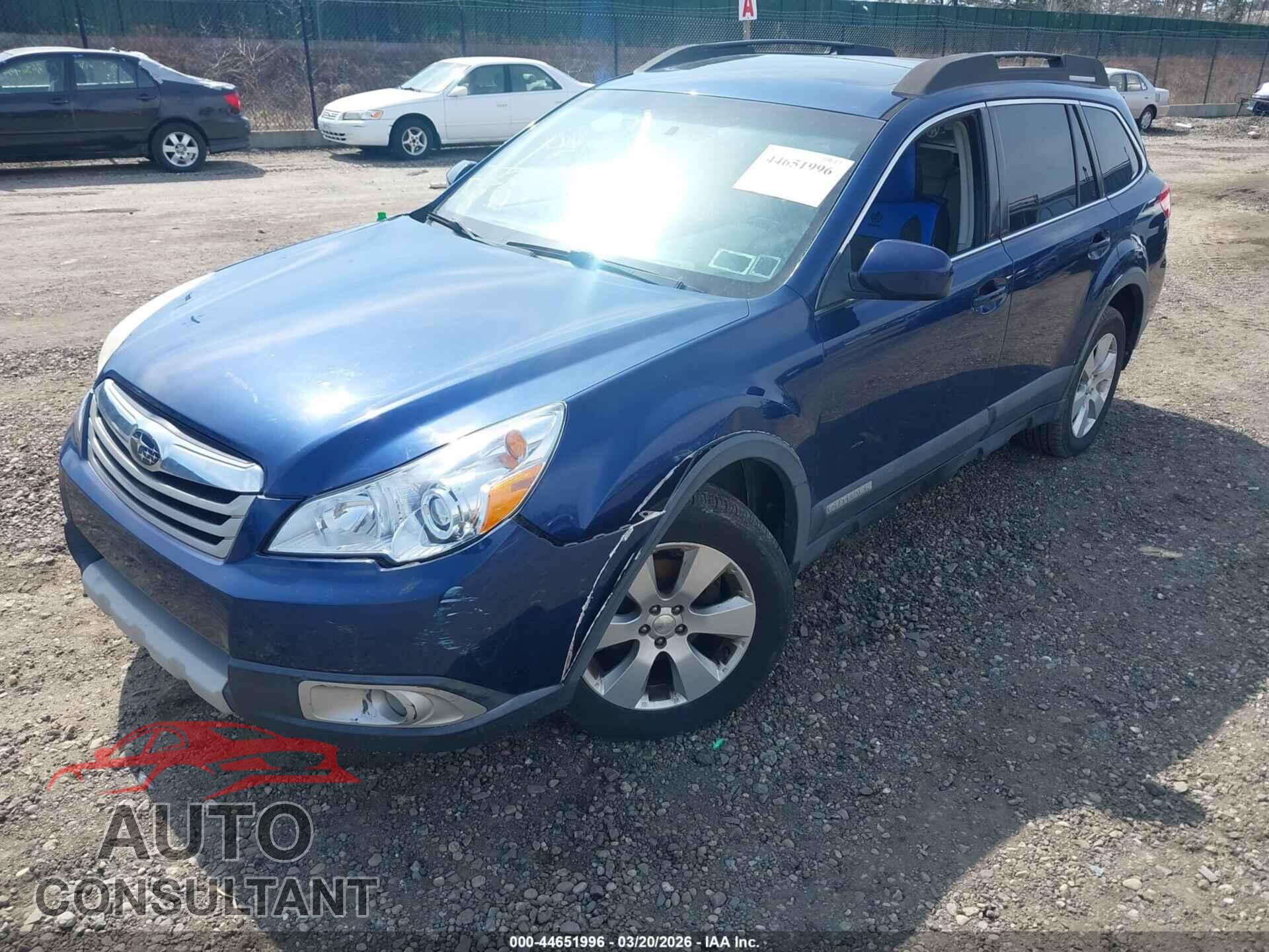 SUBARU OUTBACK 2011 - 4S4BRBKC2B3319334