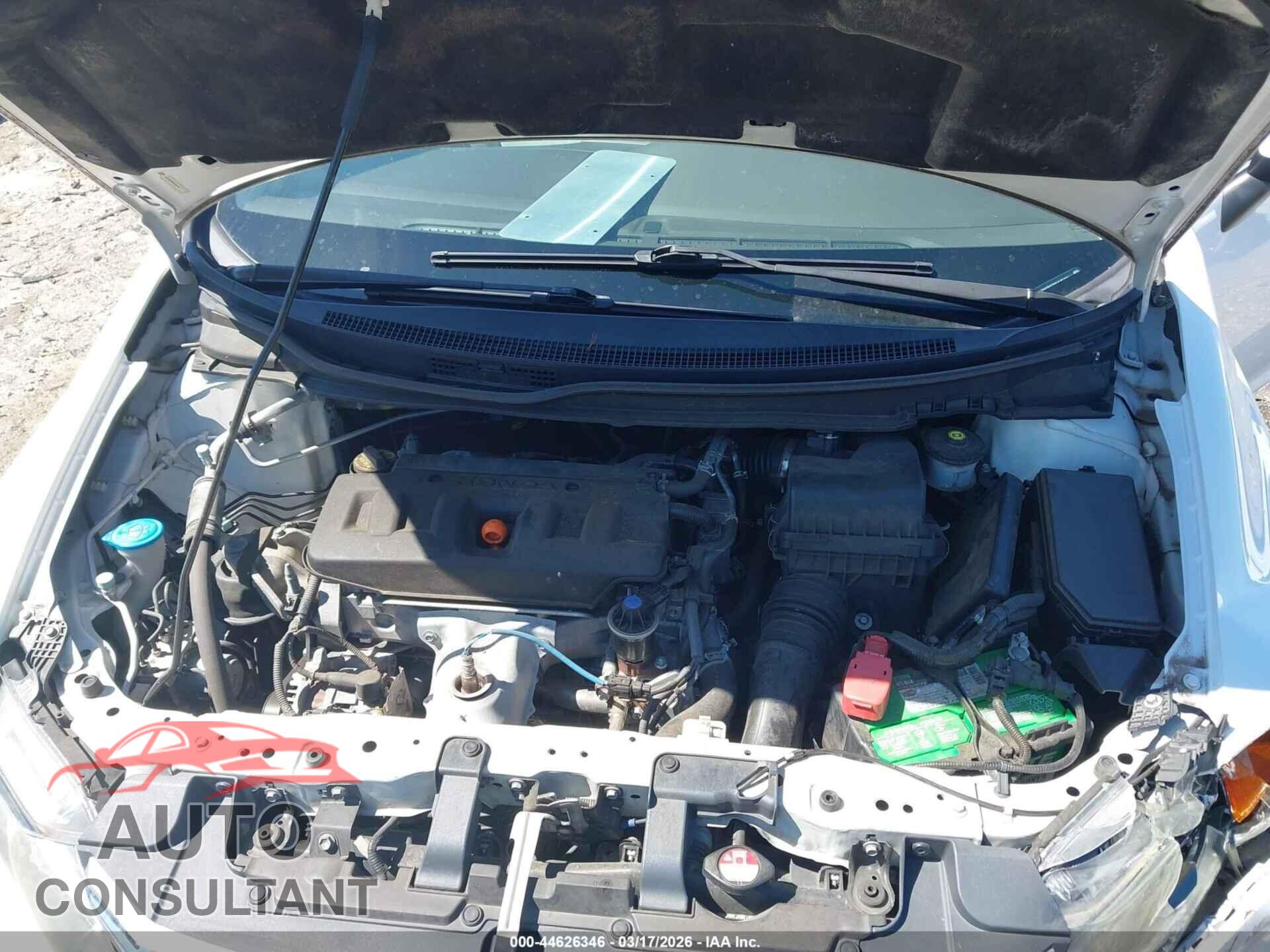 HONDA CIVIC 2012 - 19XFB2F59CE391437