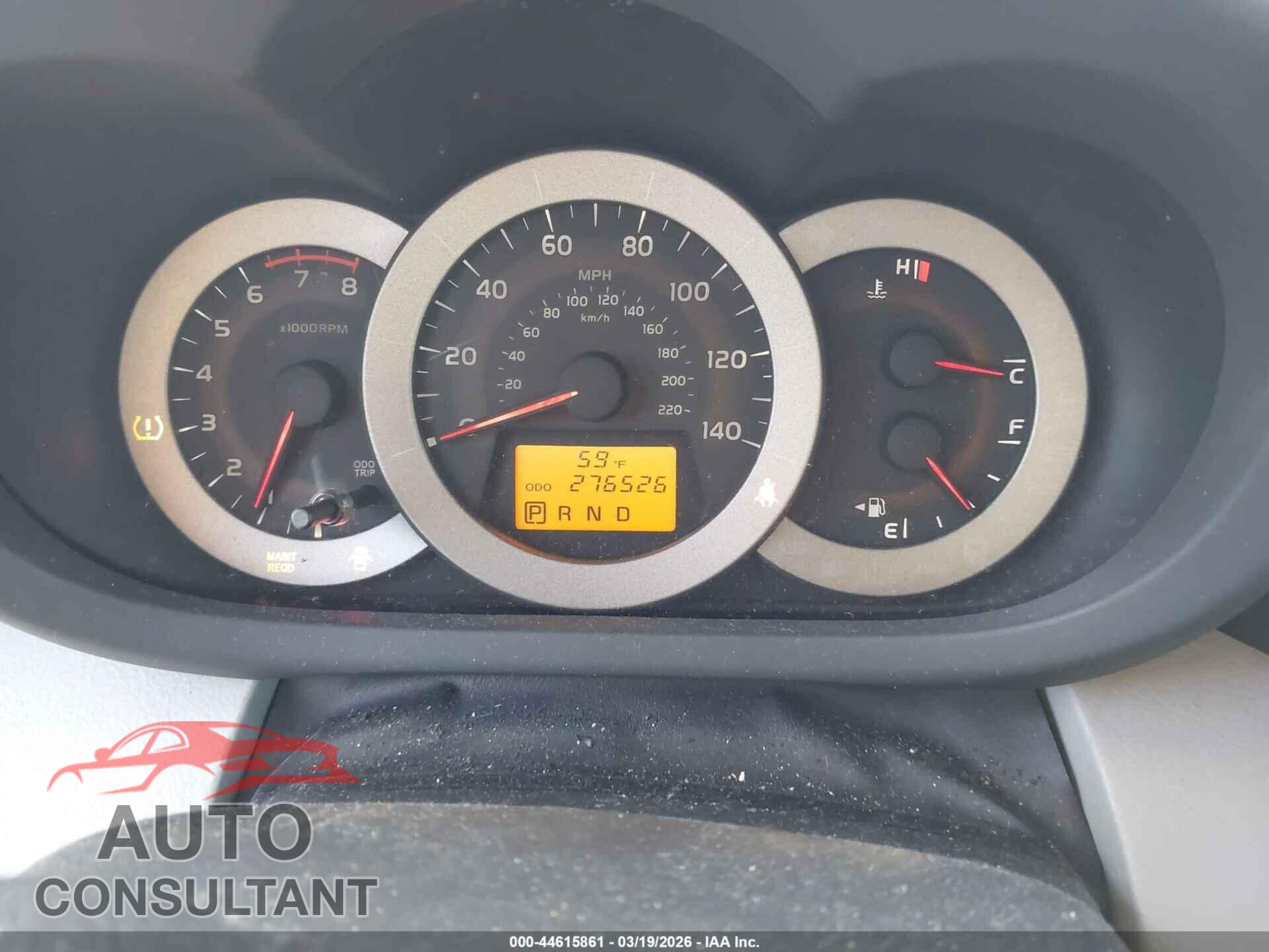 TOYOTA RAV4 2012 - 2T3BF4DV1CW229629