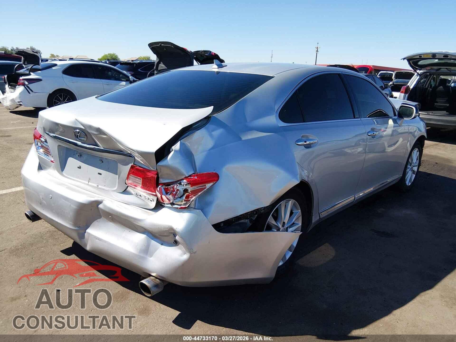LEXUS ES 350 2012 - JTHBK1EG0C2511228