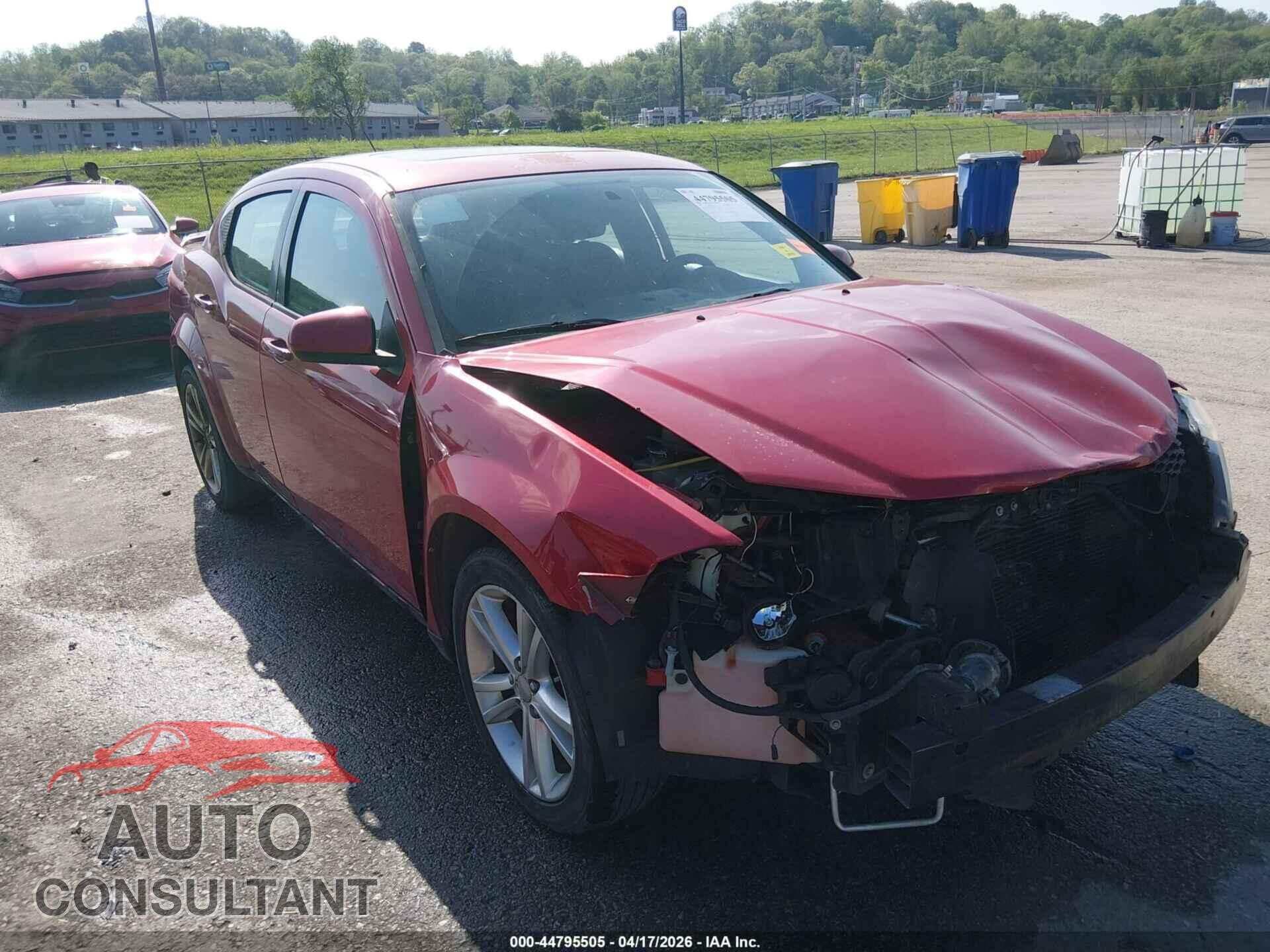 DODGE AVENGER 2011 - 1B3BD1FGXBN595938