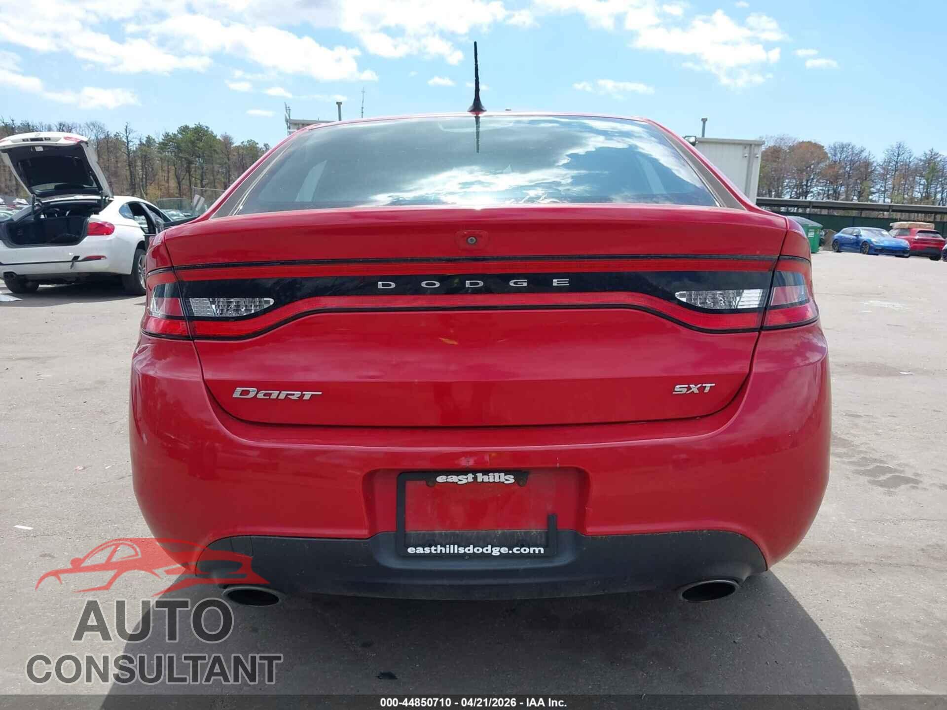 DODGE DART 2013 - 1C3CDFBA4DD294628