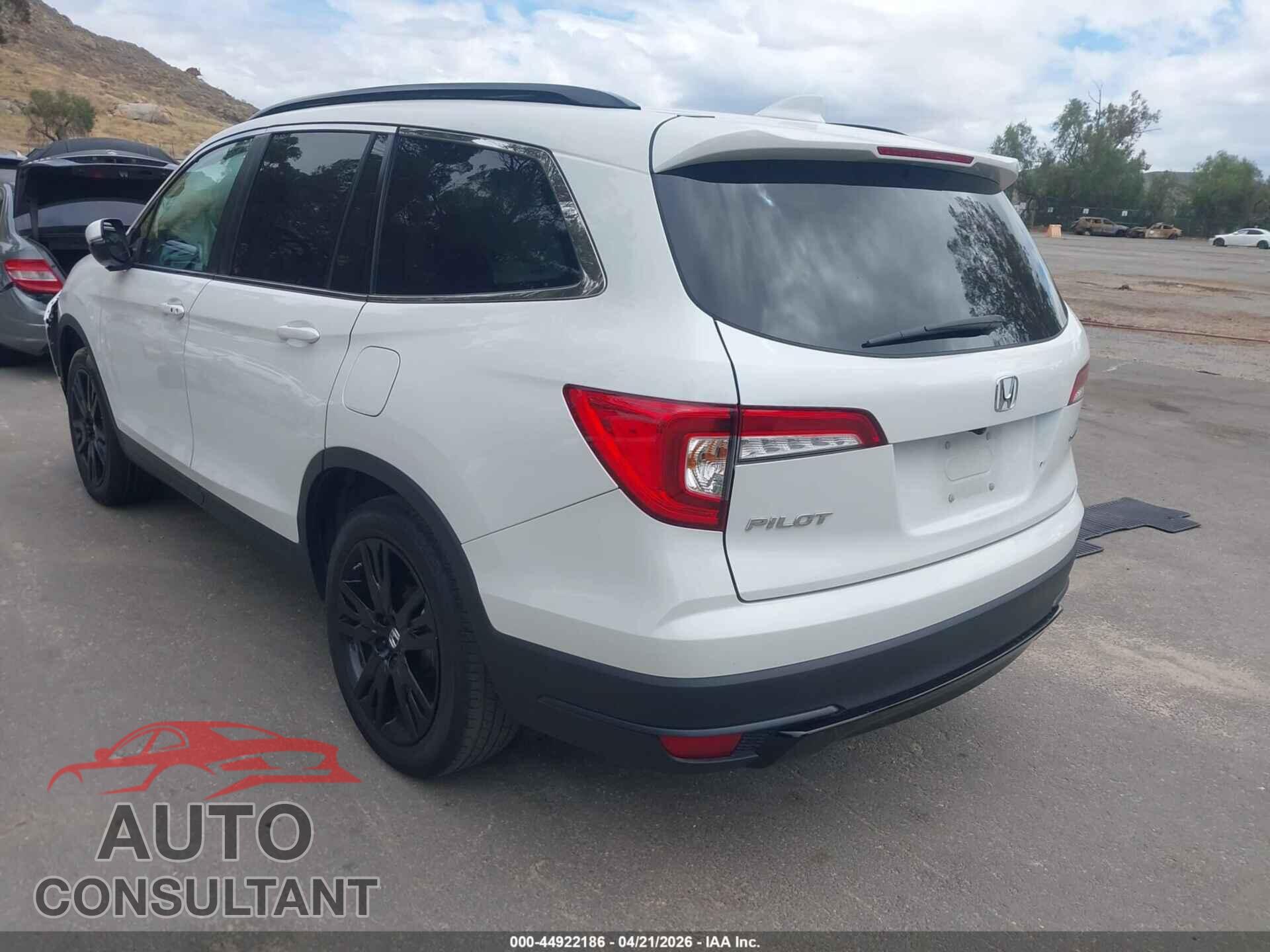 HONDA PILOT 2021 - 5FNYF5H25MB024242
