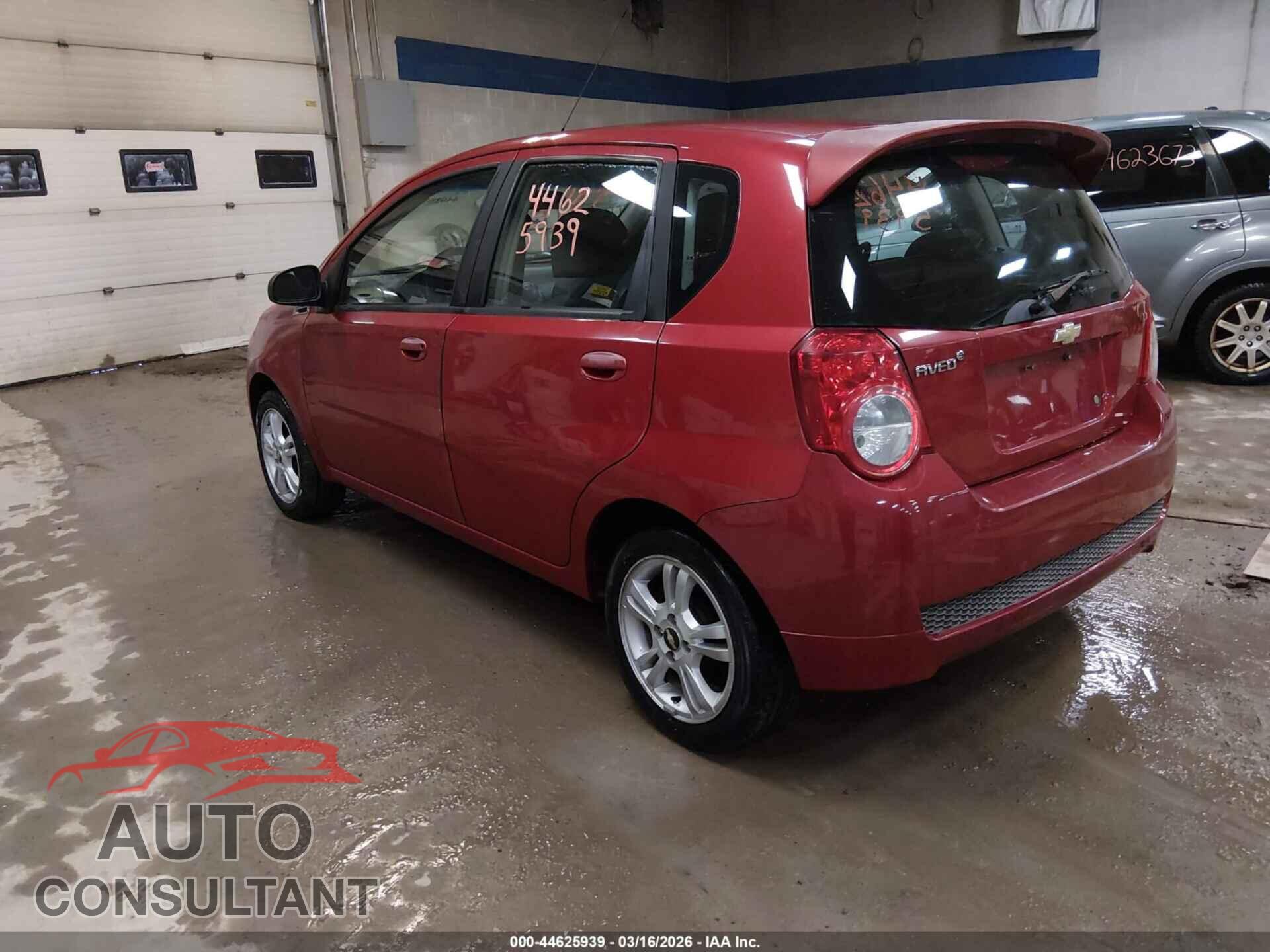 CHEVROLET AVEO 2011 - KL1TD6DE9BB112837