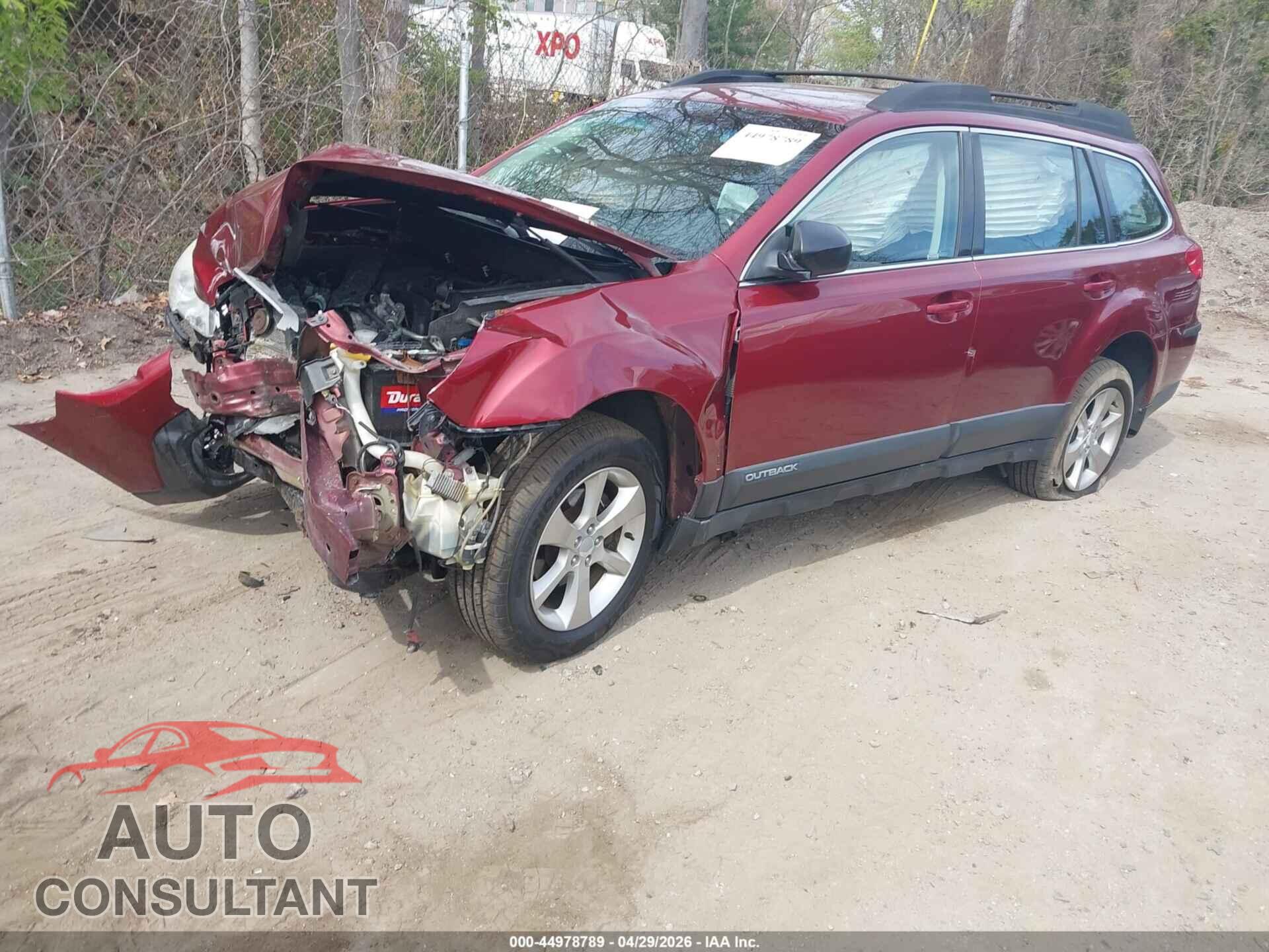 SUBARU OUTBACK 2014 - 4S4BRBAC1E3204939