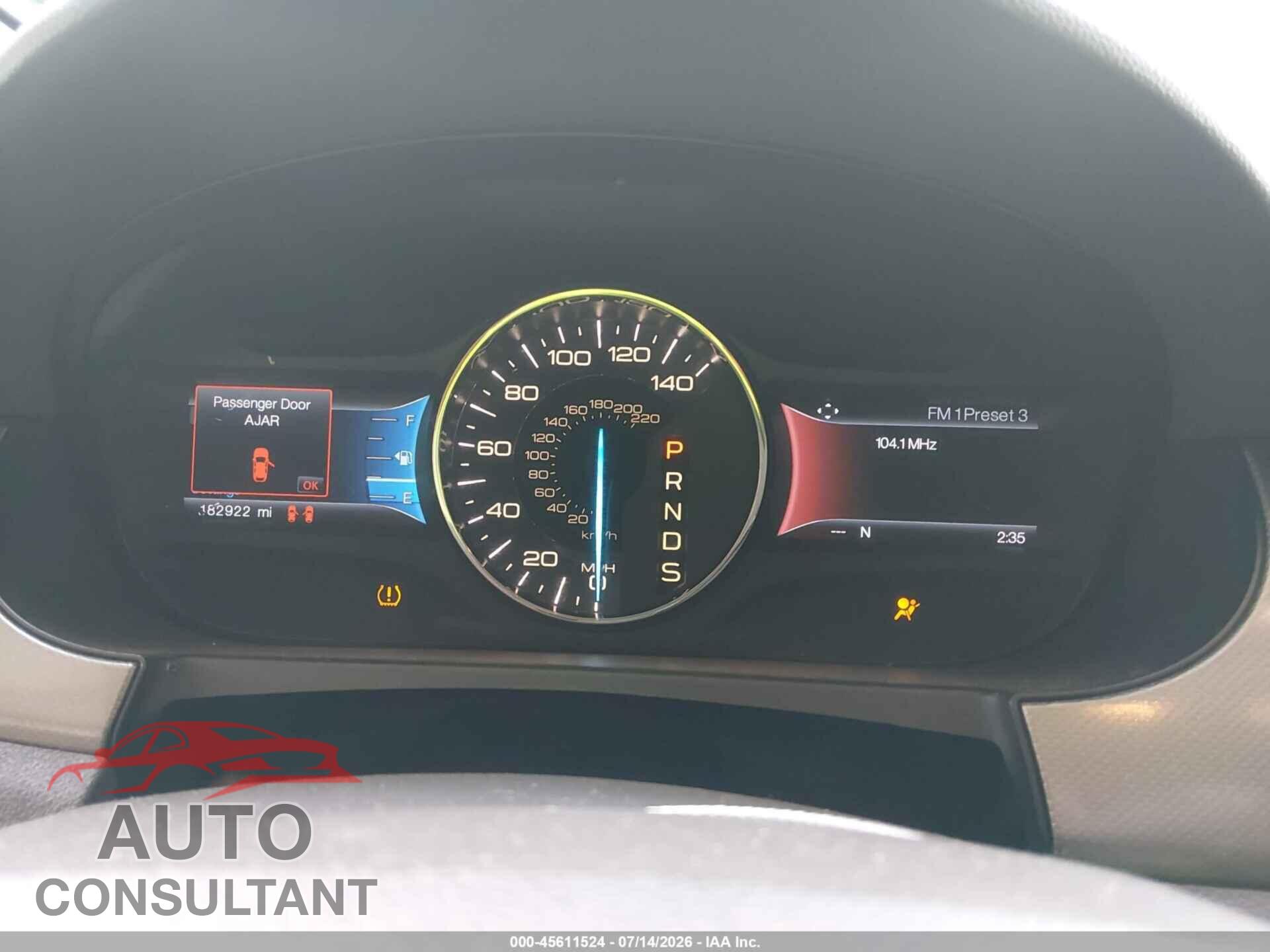 FORD EDGE 2014 - 2FMDK3JC5EBA05721