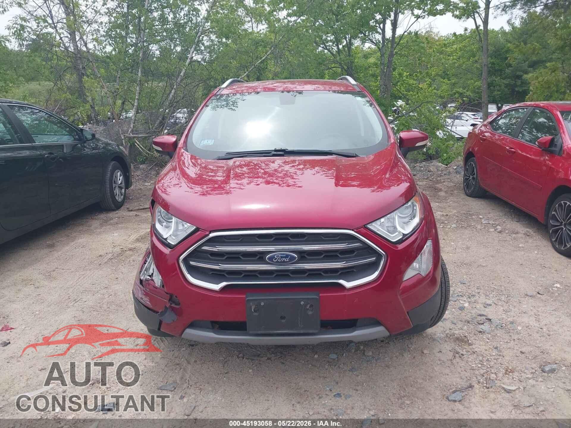FORD ECOSPORT 2019 - MAJ6S3KL8KC277435