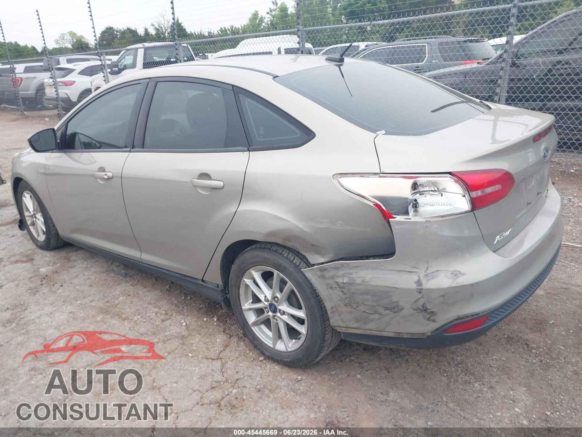 FORD FOCUS 2016 - 1FADP3F29GL352869