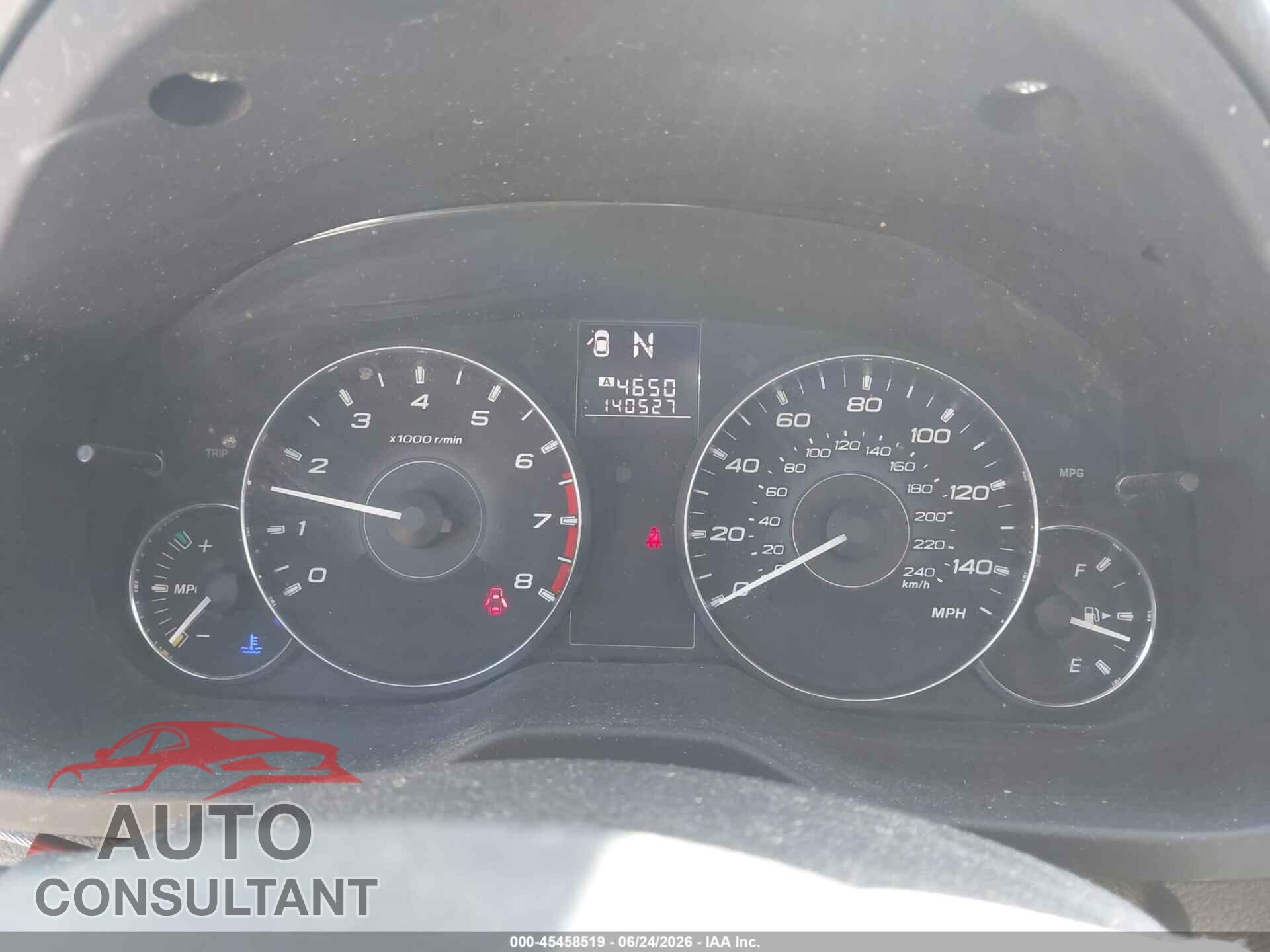 SUBARU LEGACY 2011 - 4S3BMCA61B3255758