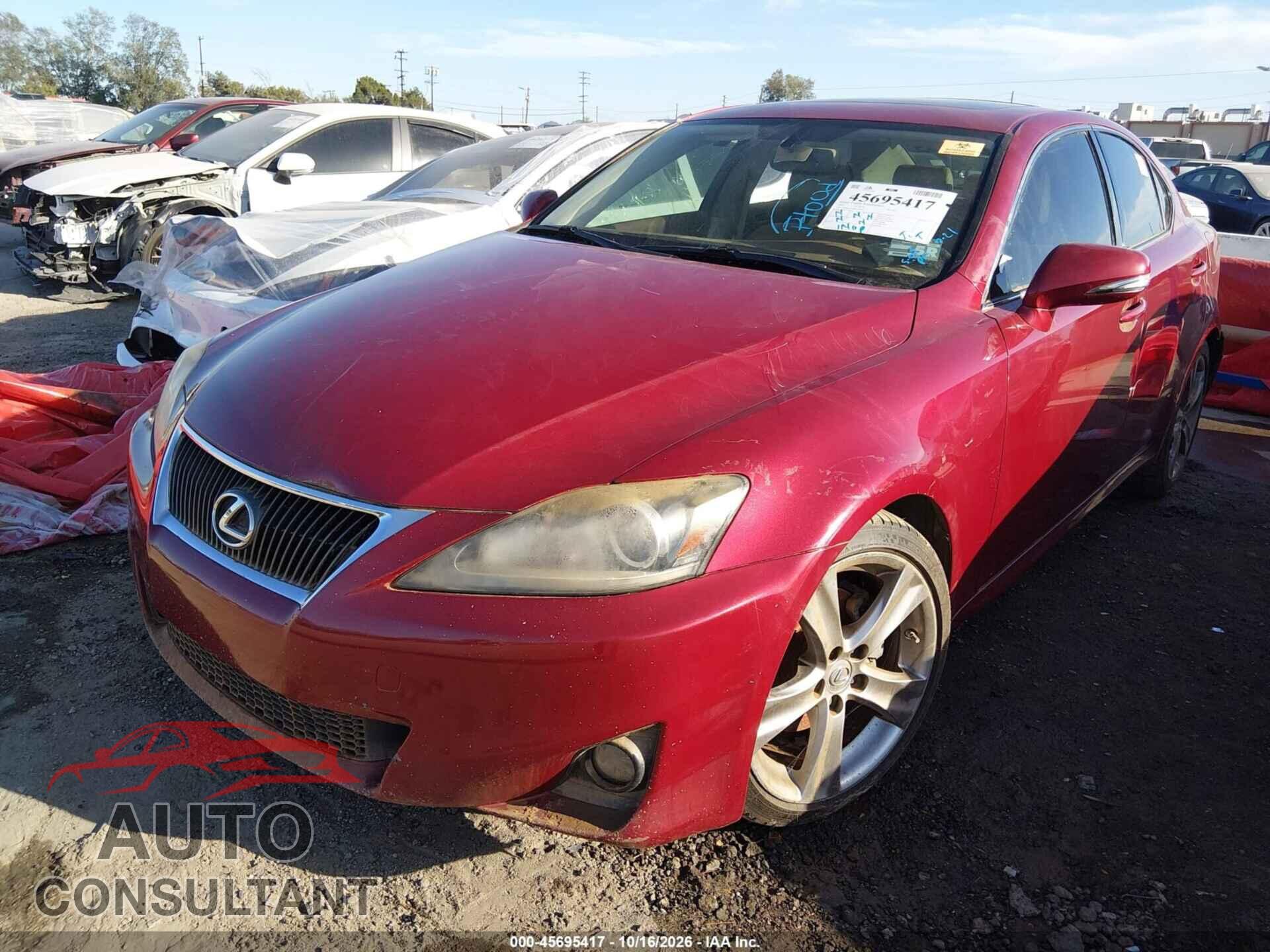 LEXUS IS 250 2011 - JTHBF5C24B5143815