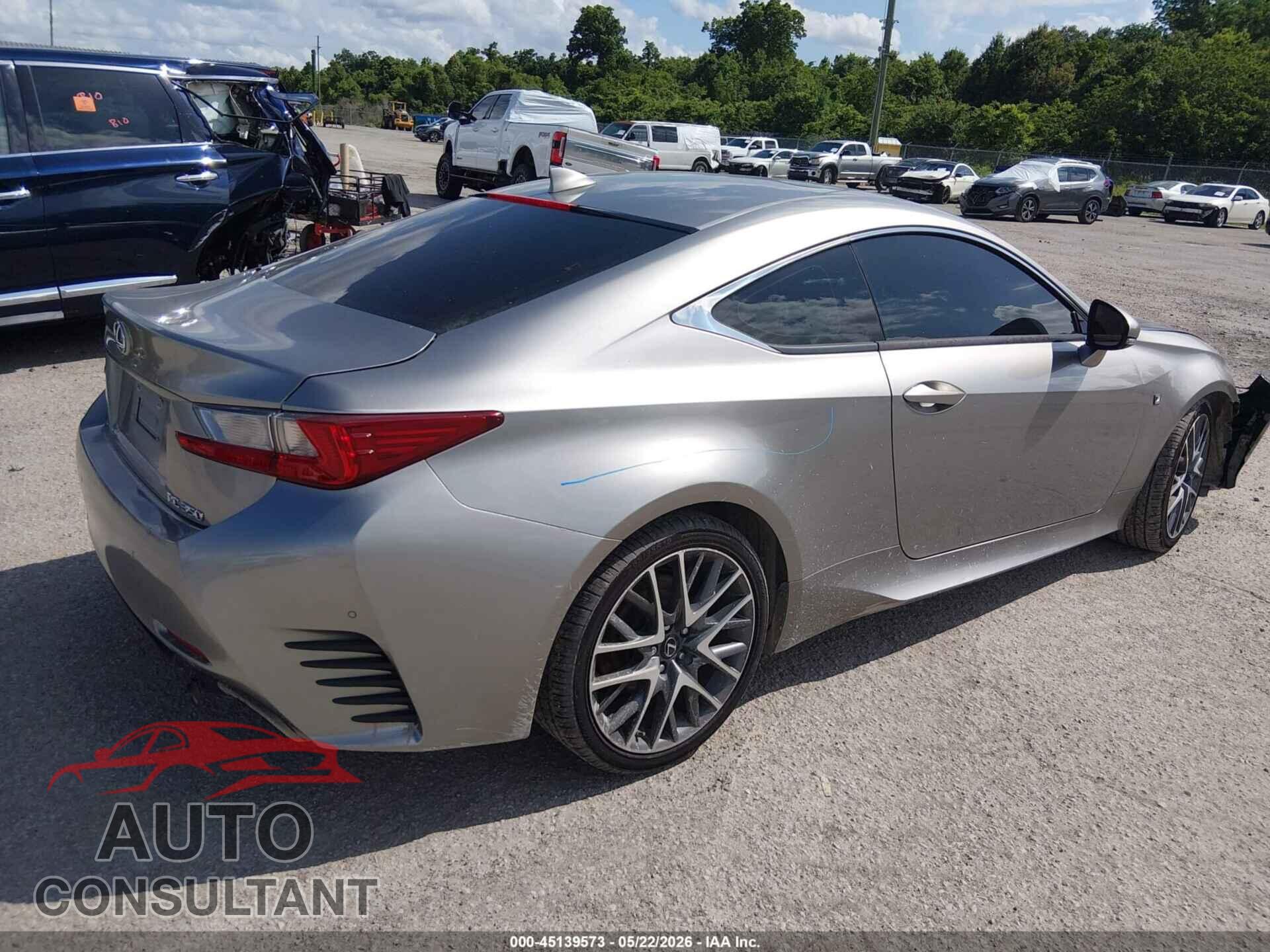 LEXUS RC 350 2015 - JTHHE5BC1F5009938