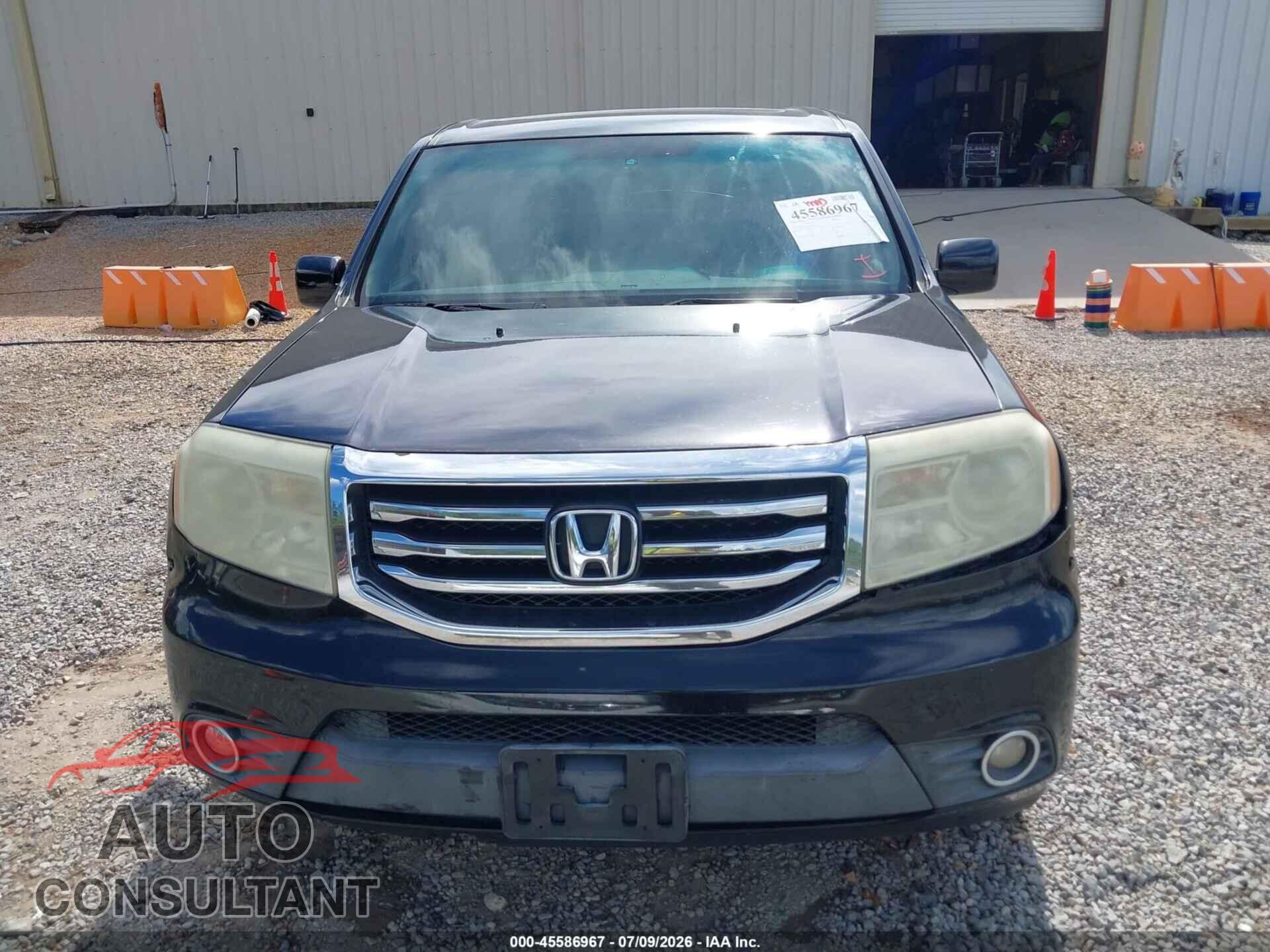 HONDA PILOT 2012 - 5FNYF3H68CB021941