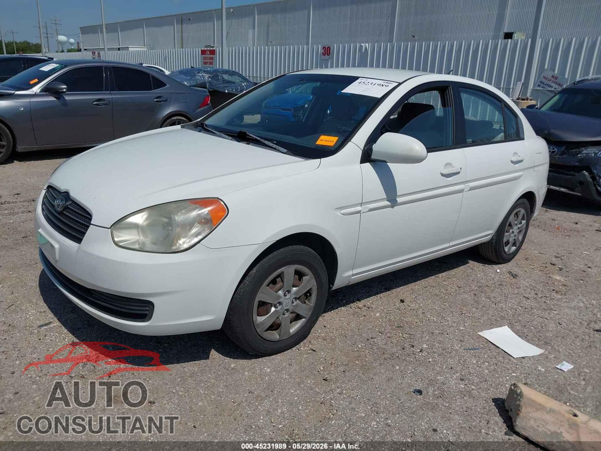 HYUNDAI ACCENT 2009 - KMHCN46CX9U387357