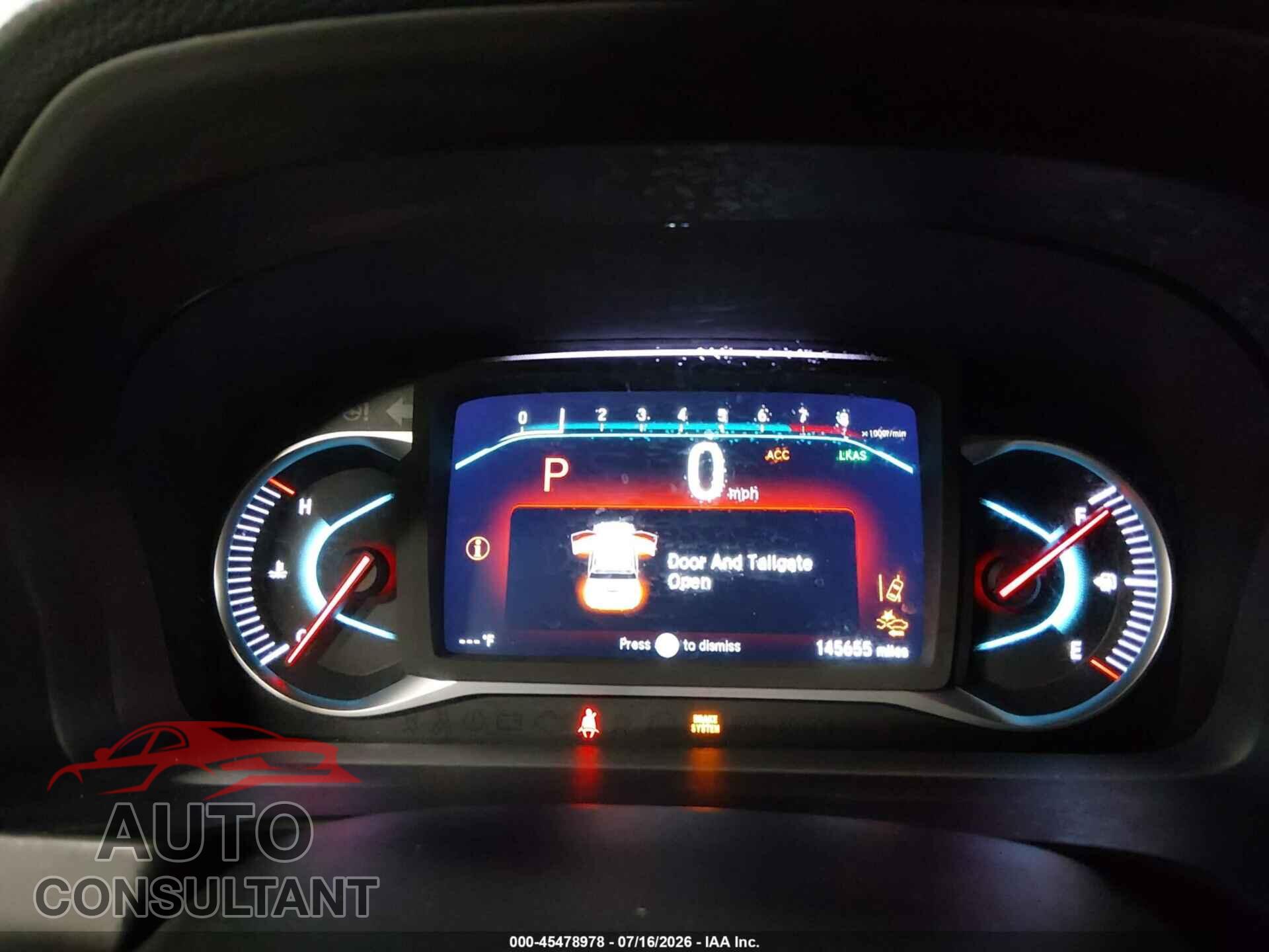 HONDA PILOT 2019 - 5FNYF6H55KB059876