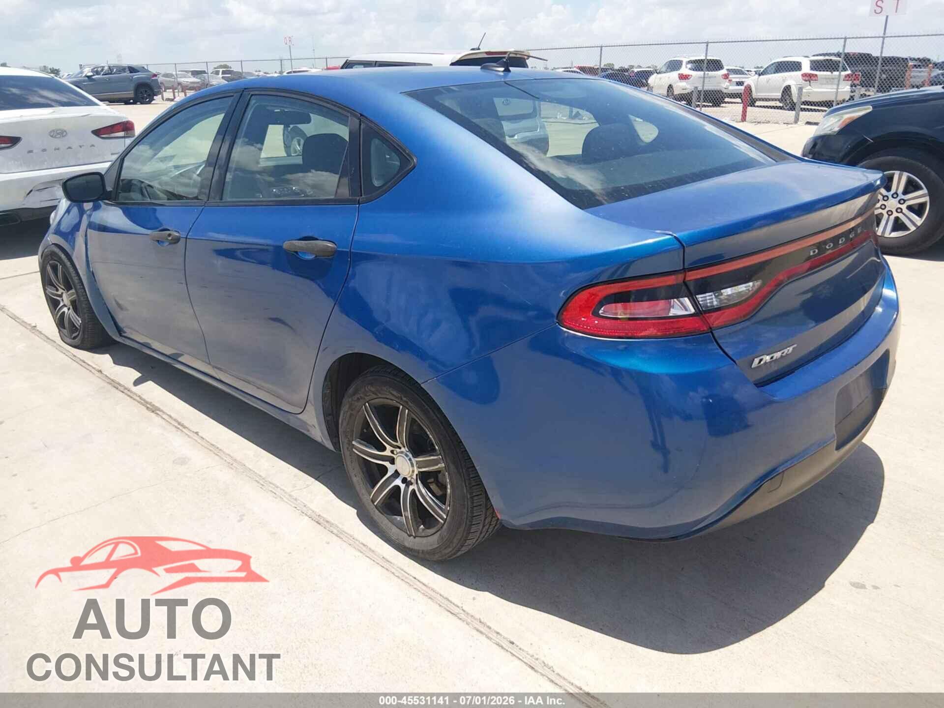 DODGE DART 2013 - 1C3CDFAA2DD305854