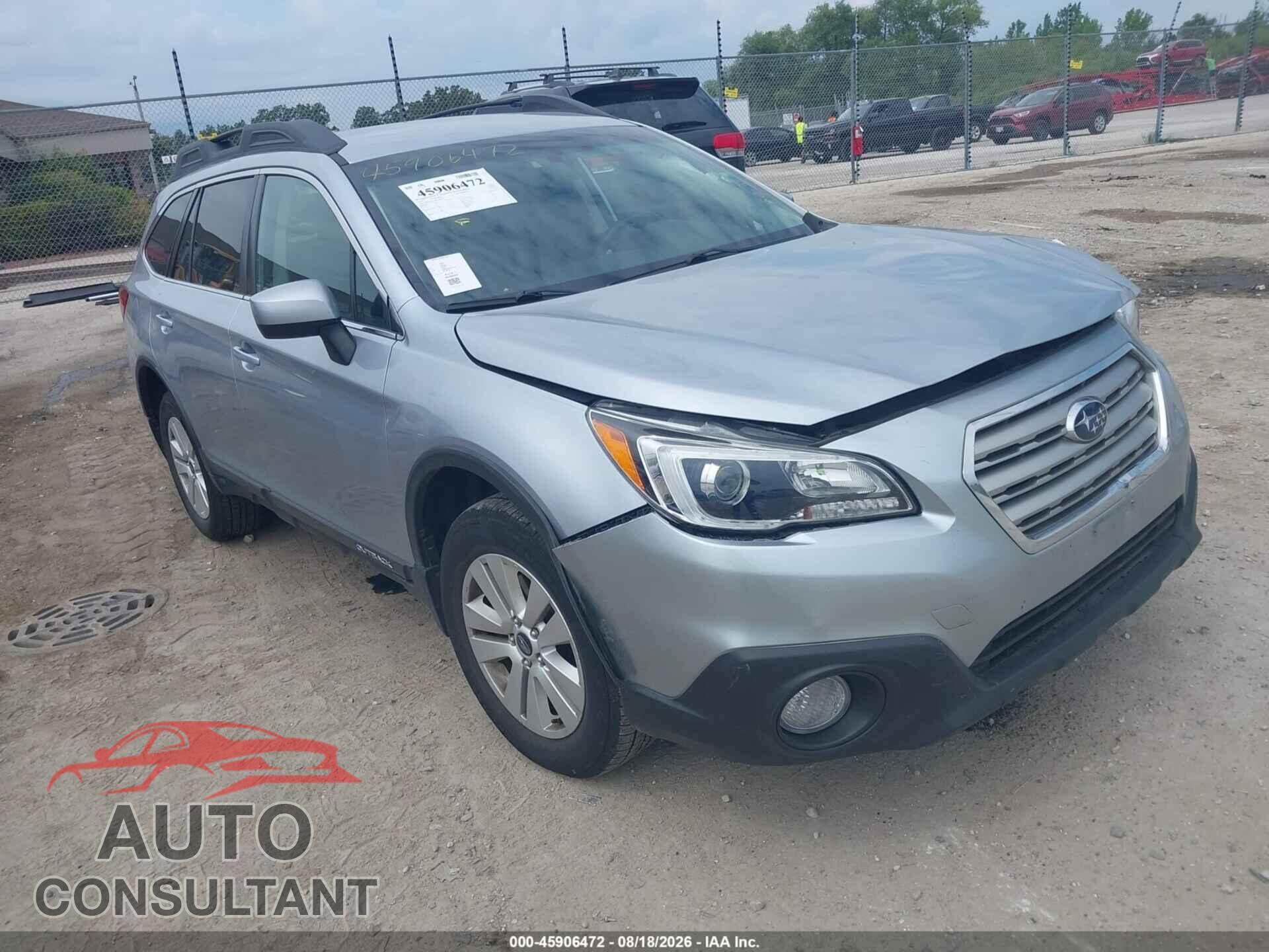SUBARU OUTBACK 2017 - 4S4BSACC8H3396182