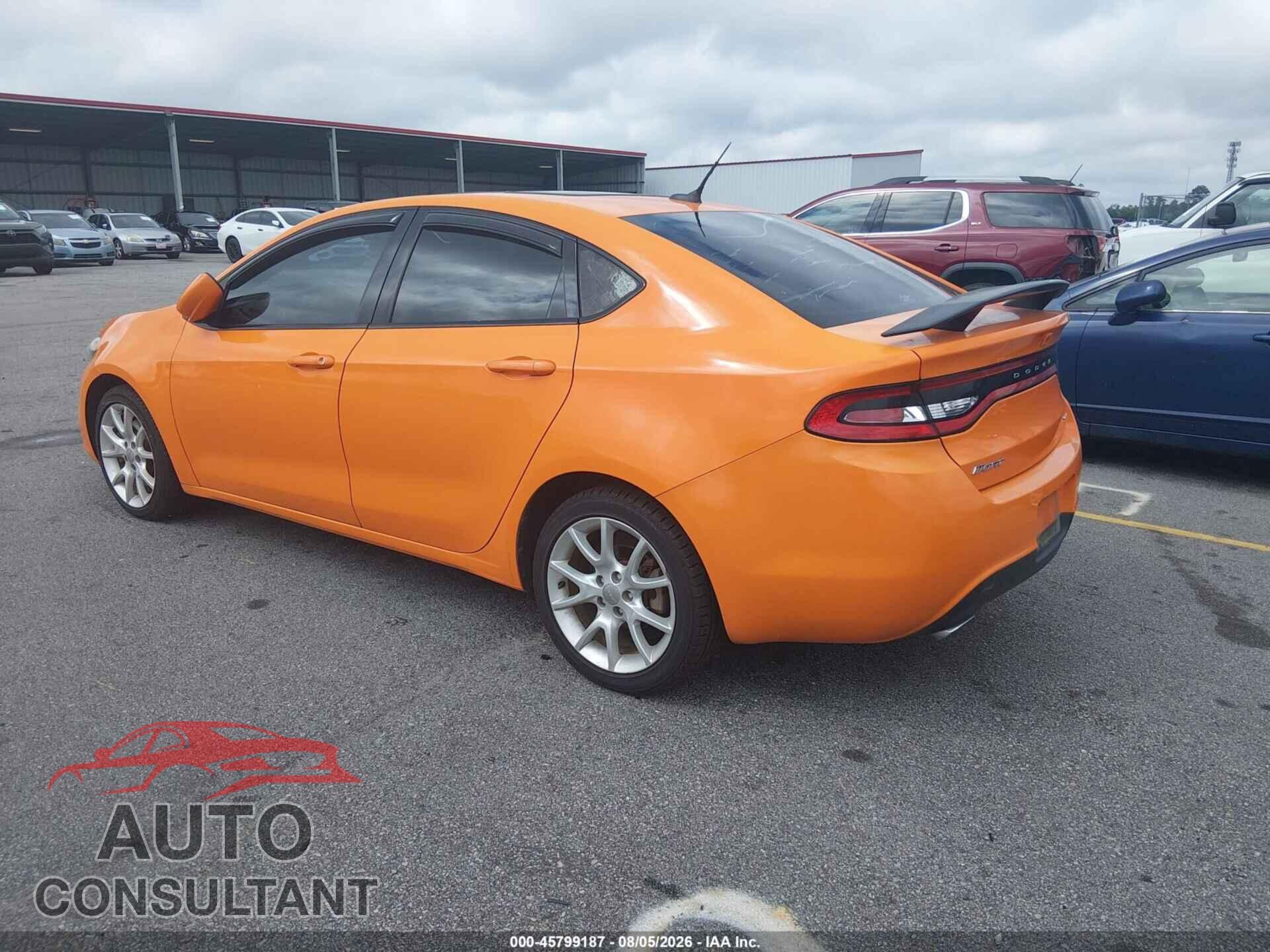 DODGE DART 2013 - 1C3CDFBA8DD310927