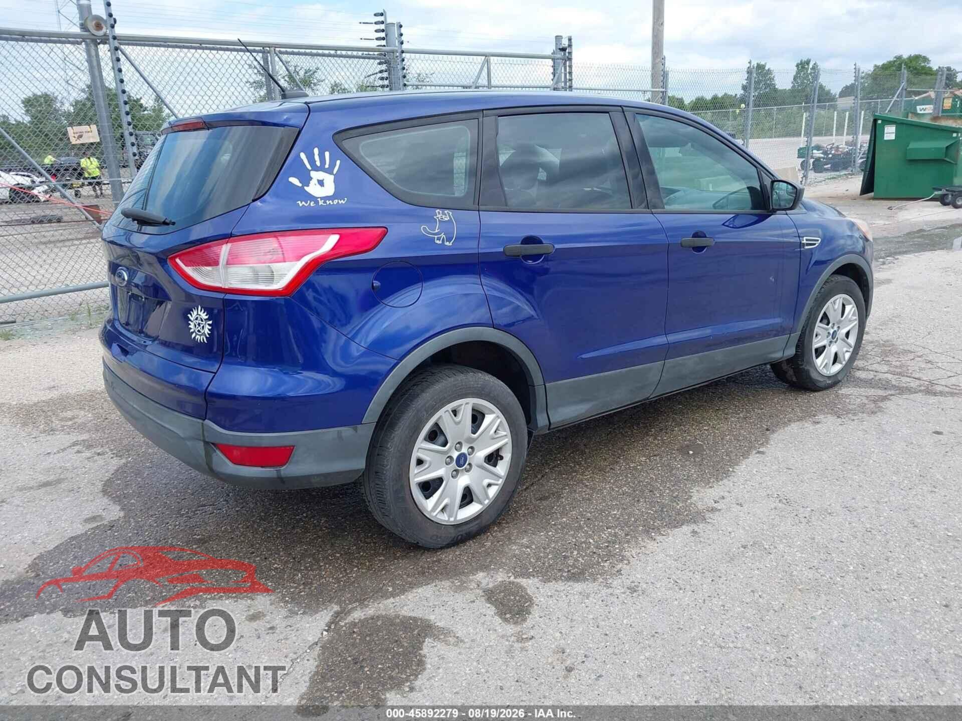 FORD ESCAPE 2013 - 1FMCU0F76DUA08877