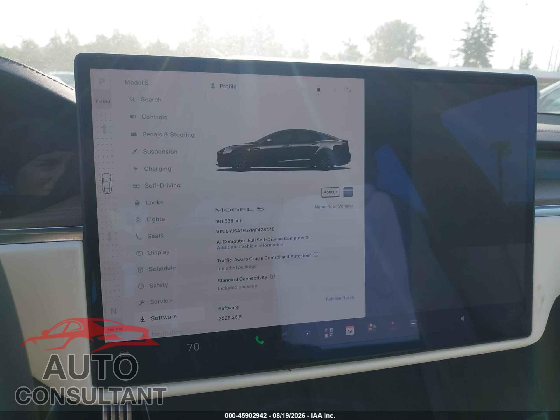 TESLA MODEL S 2021 - 5YJSA1E57MF428445