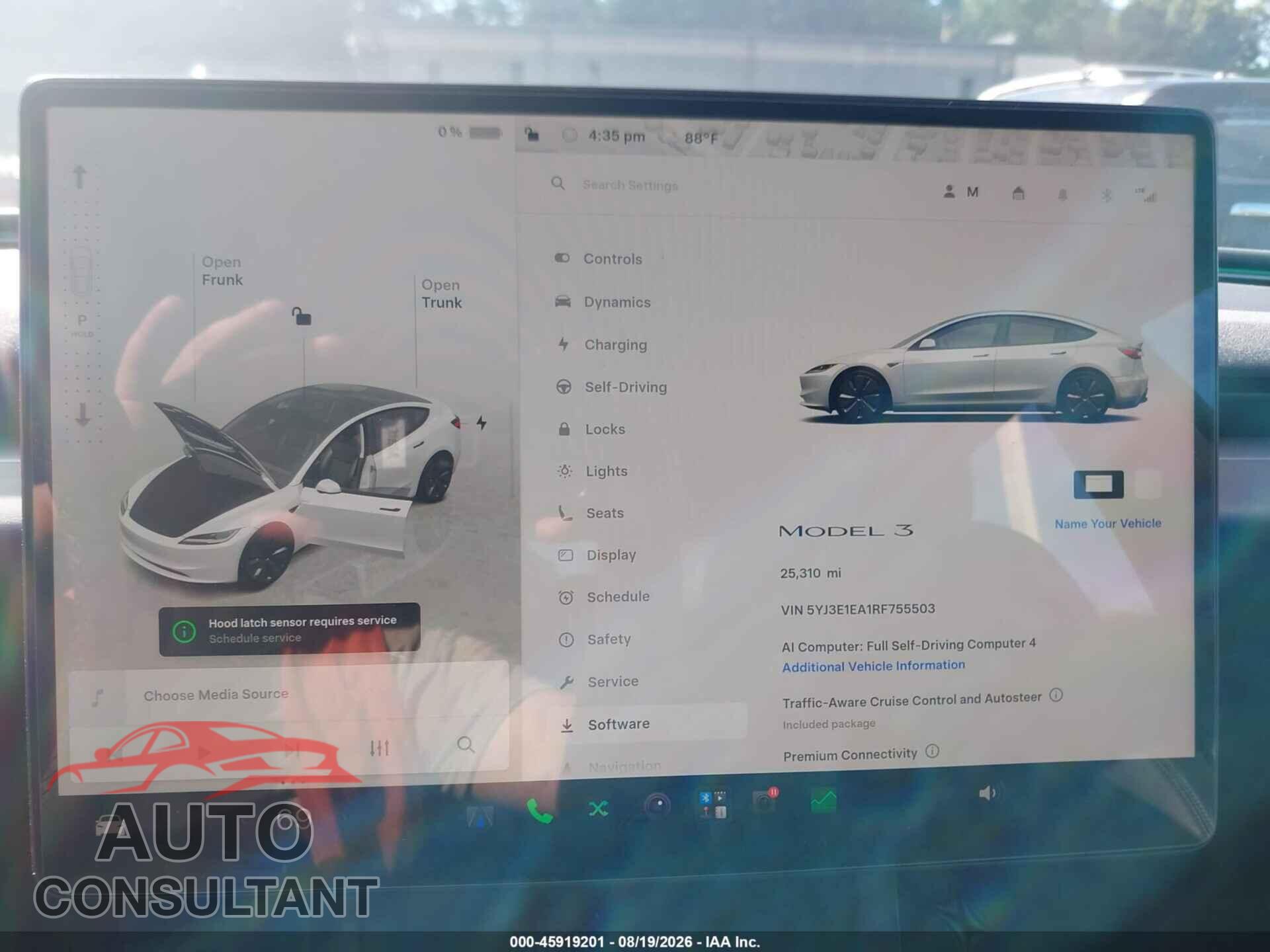TESLA MODEL 3 2024 - 5YJ3E1EA1RF755503