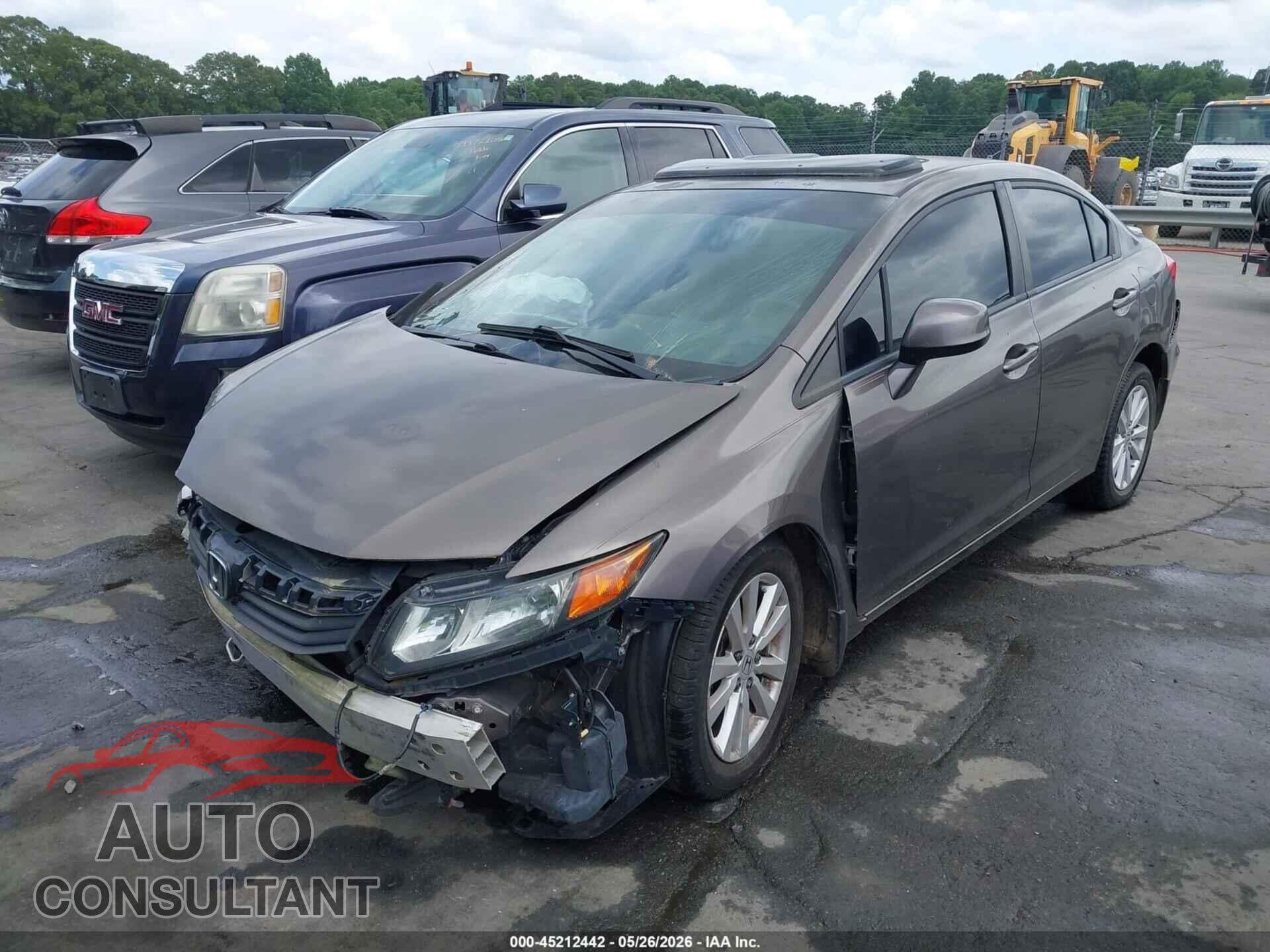 HONDA CIVIC 2012 - 2HGFB2F96CH566817