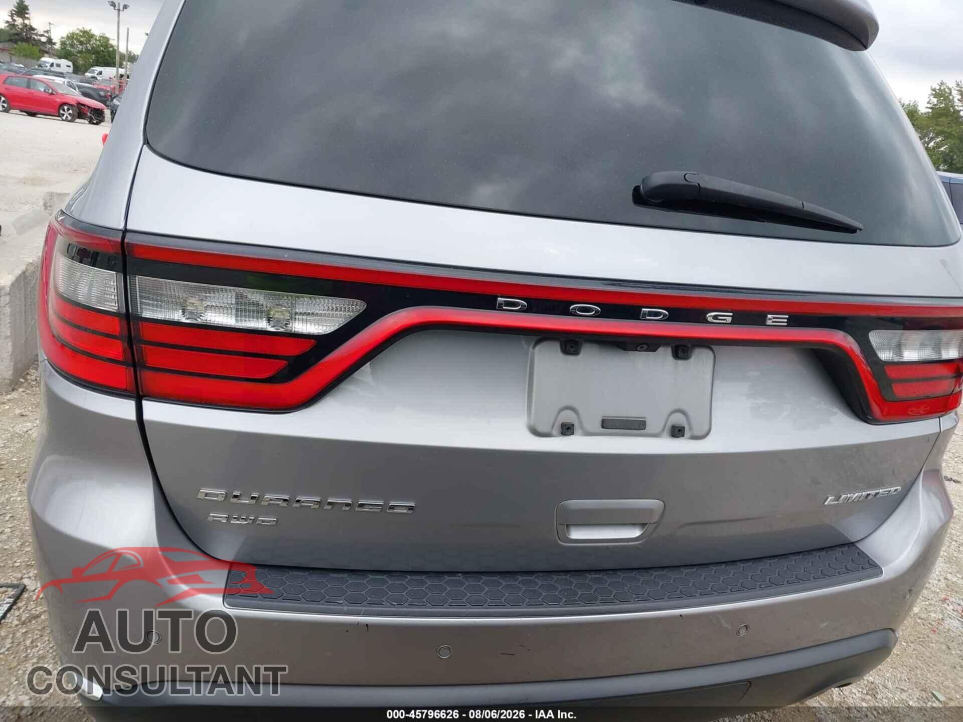 DODGE DURANGO 2016 - 1C4RDJDG0GC437577