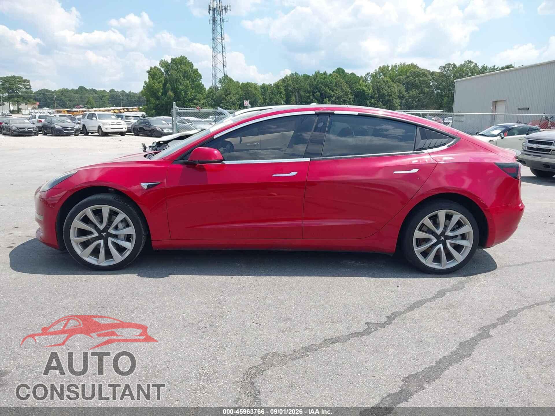 TESLA MODEL 3 2019 - 5YJ3E1EA0KF308599