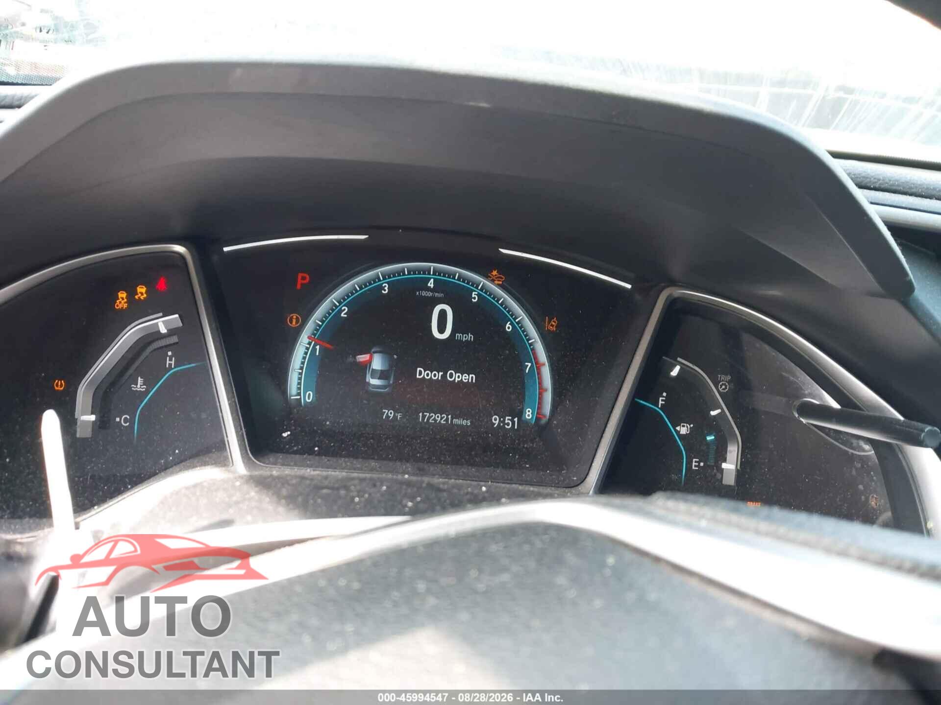 HONDA CIVIC 2017 - 2HGFC2F80HH555145