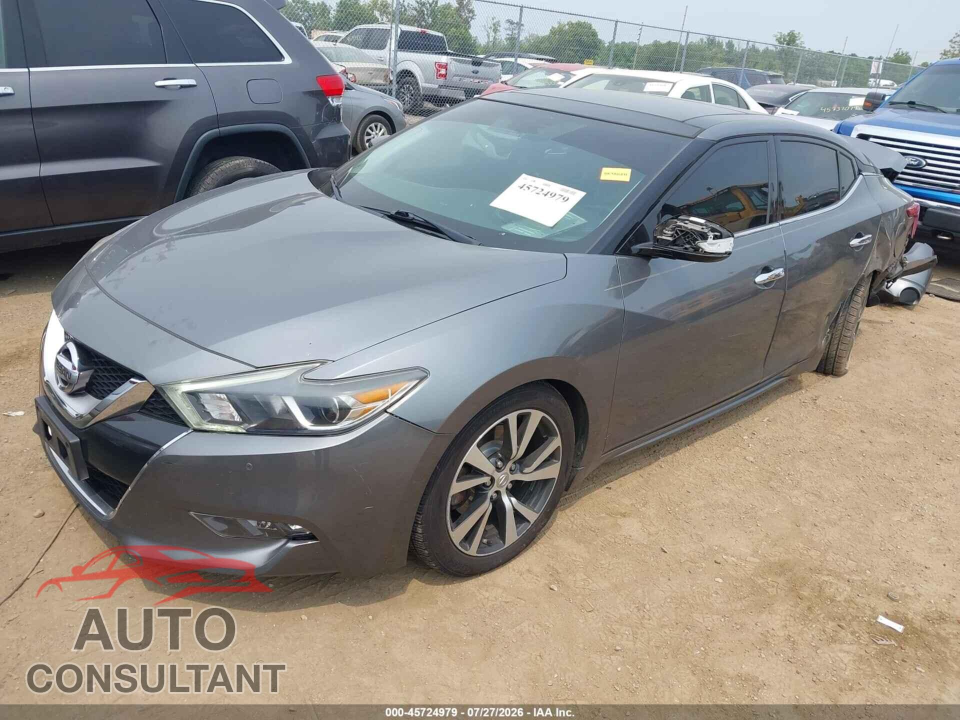 NISSAN MAXIMA 2017 - 1N4AA6AP6HC434973