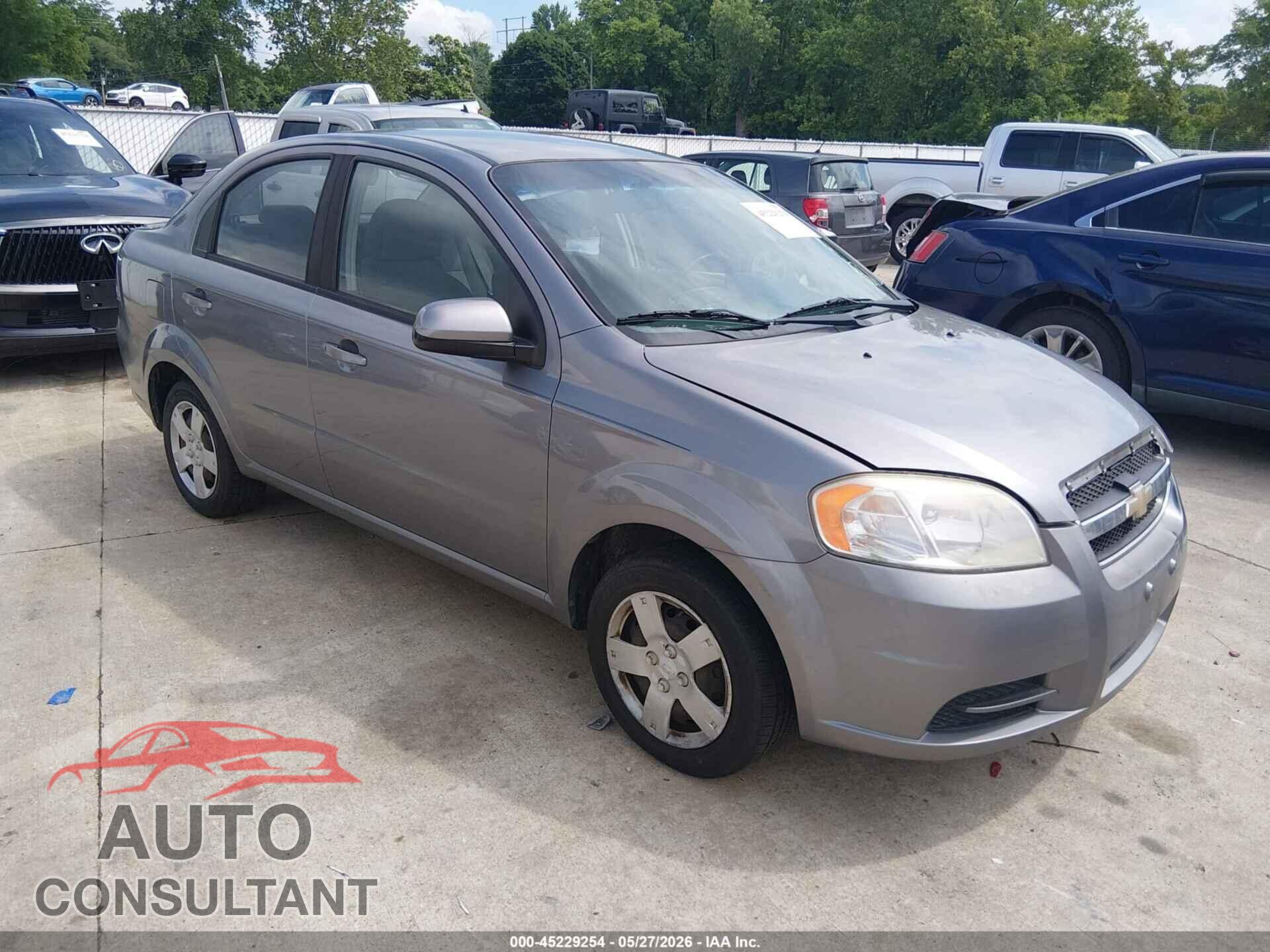CHEVROLET AVEO 2011 - KL1TD5DE4BB112576