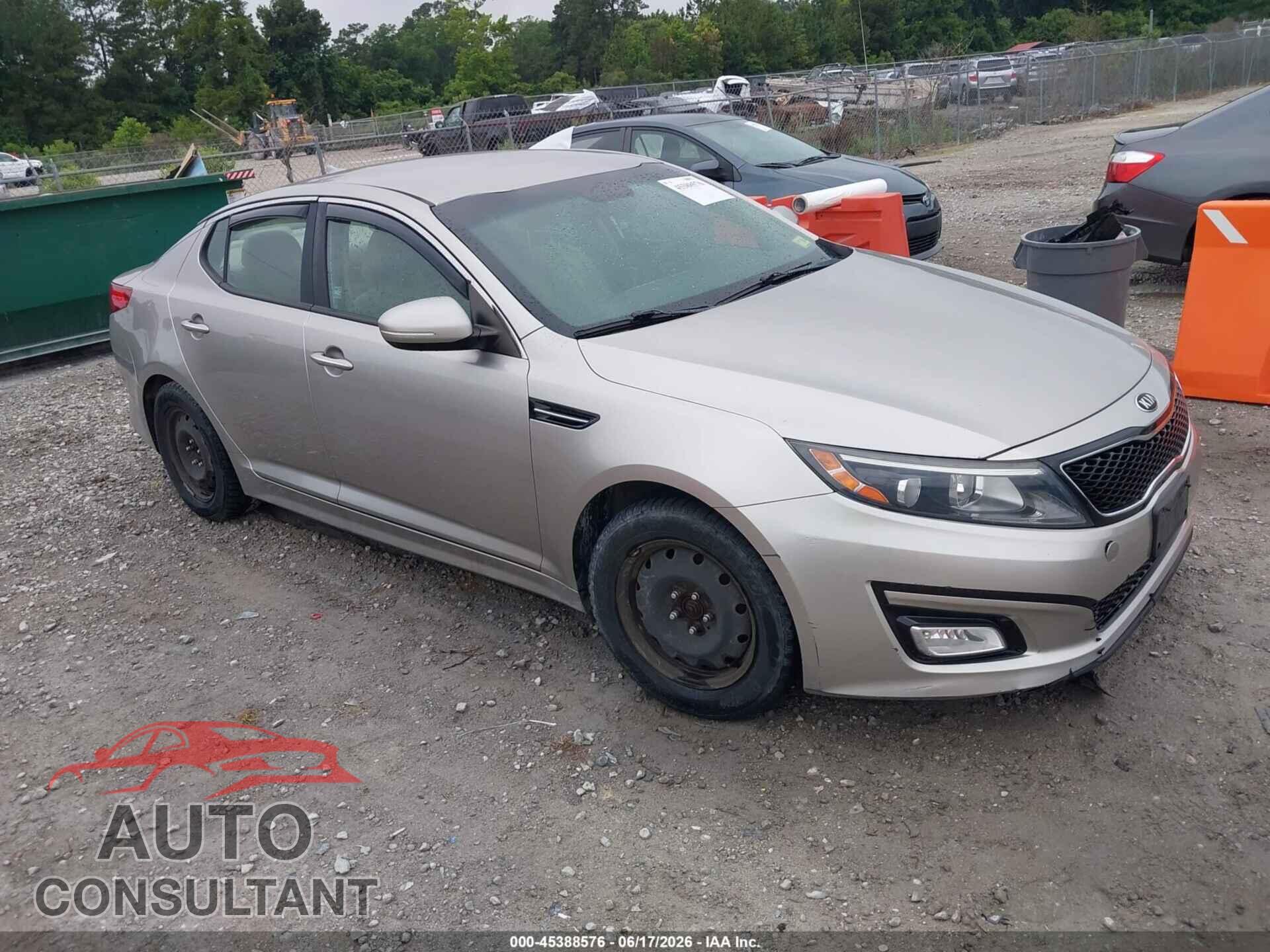 KIA OPTIMA 2015 - KNAGM4A71F5538446