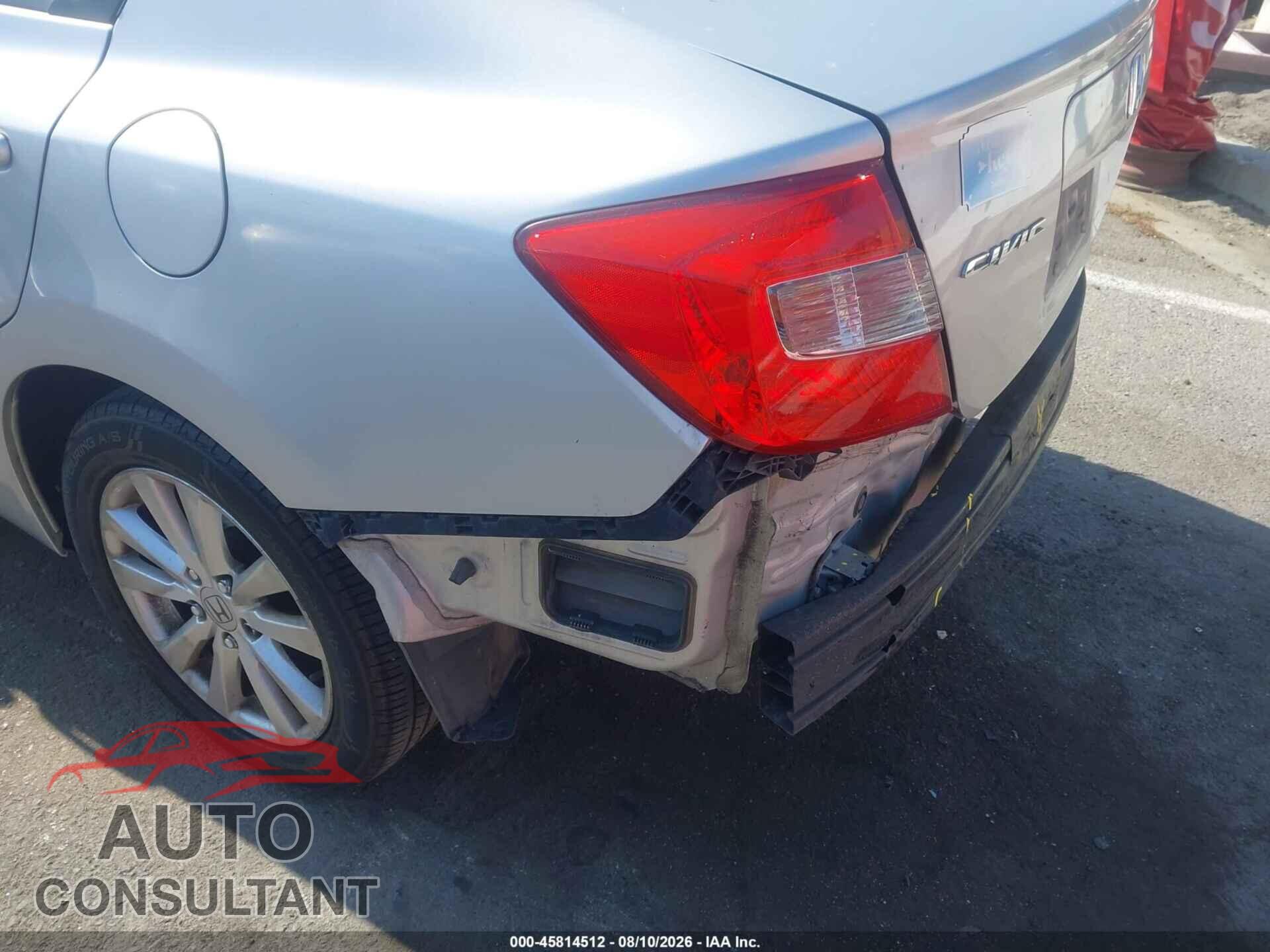 HONDA CIVIC 2012 - 19XFB2F8XCE327675
