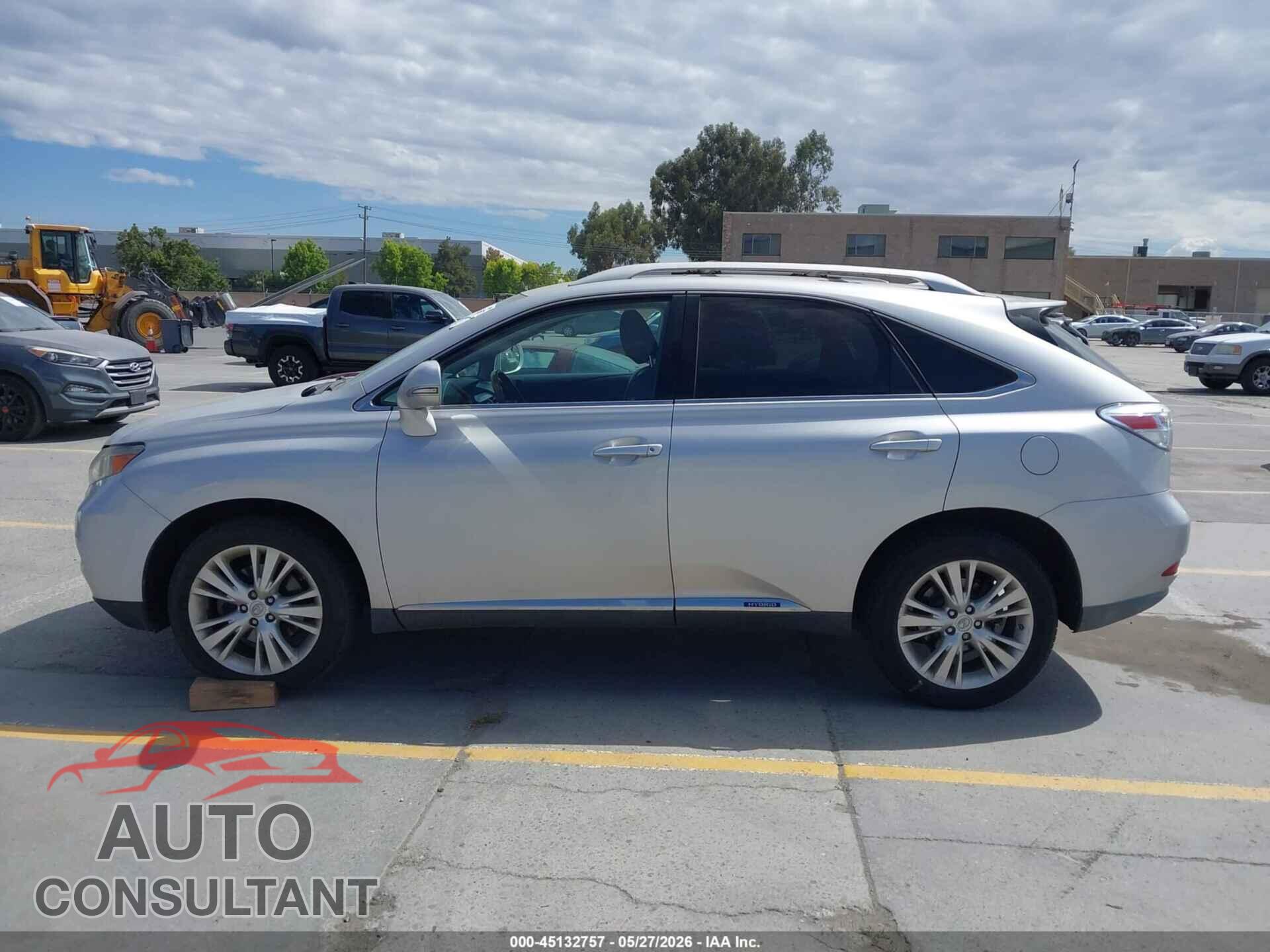 LEXUS RX 450H 2011 - JTJBC1BA7B2035599