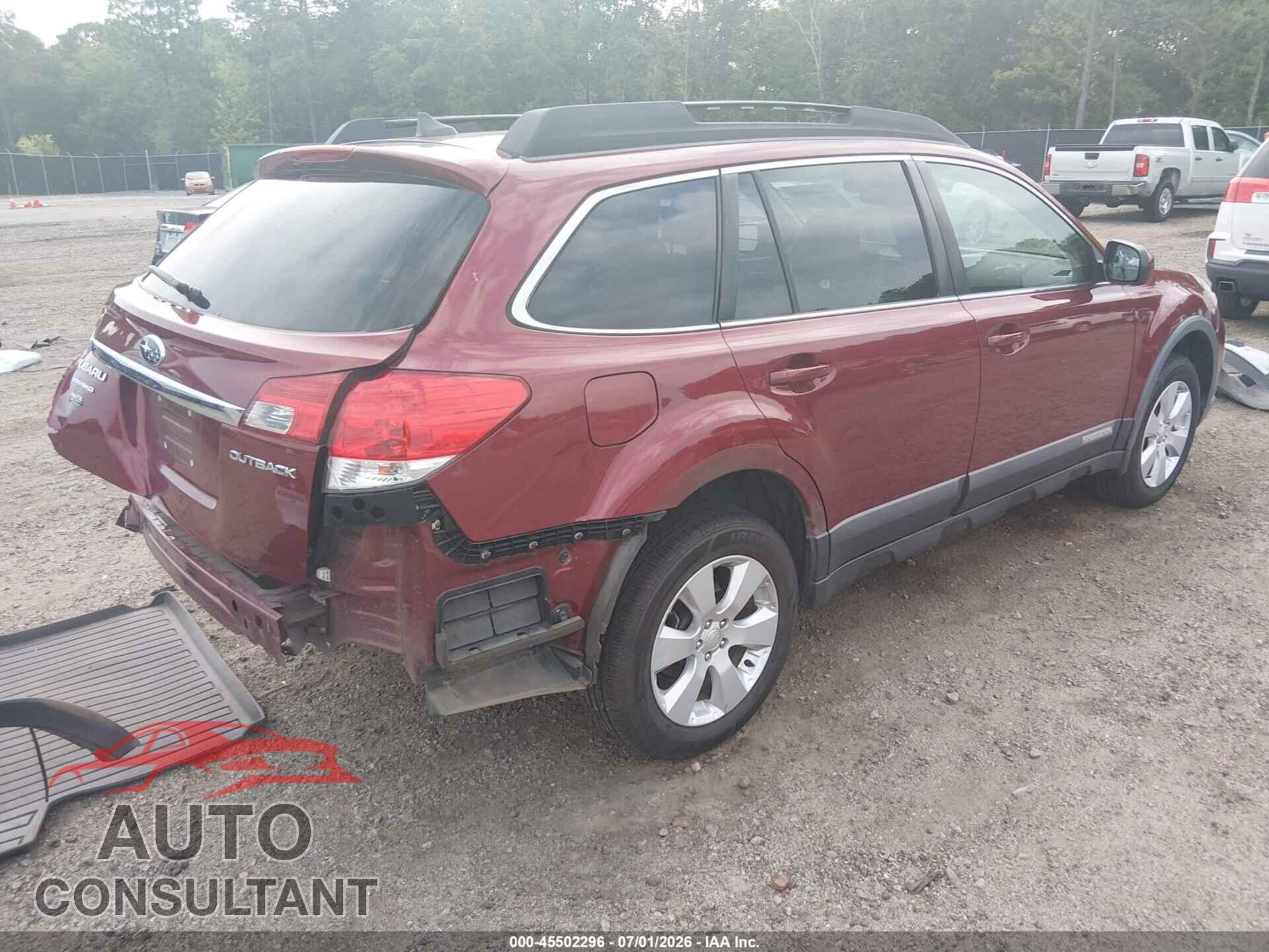 SUBARU OUTBACK 2011 - 4S4BRCLC7B3333332
