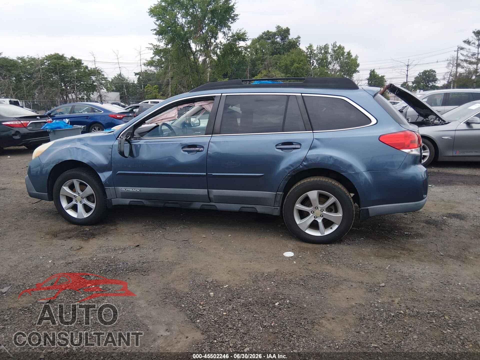 SUBARU OUTBACK 2014 - 4S4BRBLC0E3206694