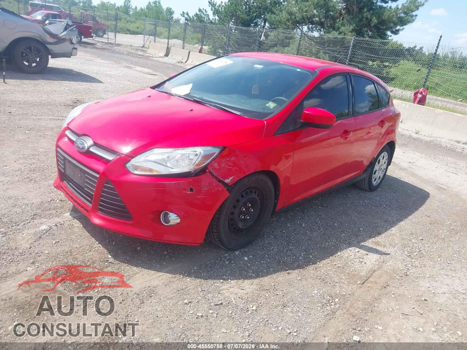 FORD FOCUS 2012 - 1FAHP3K22CL236429