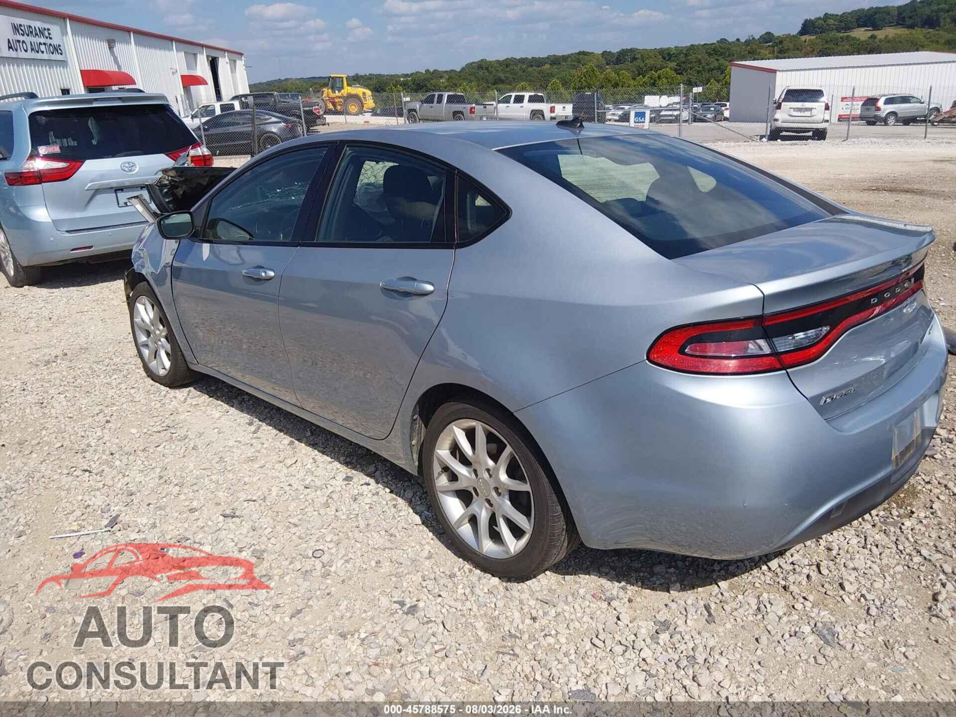 DODGE DART 2013 - 1C3CDFBA5DD152658