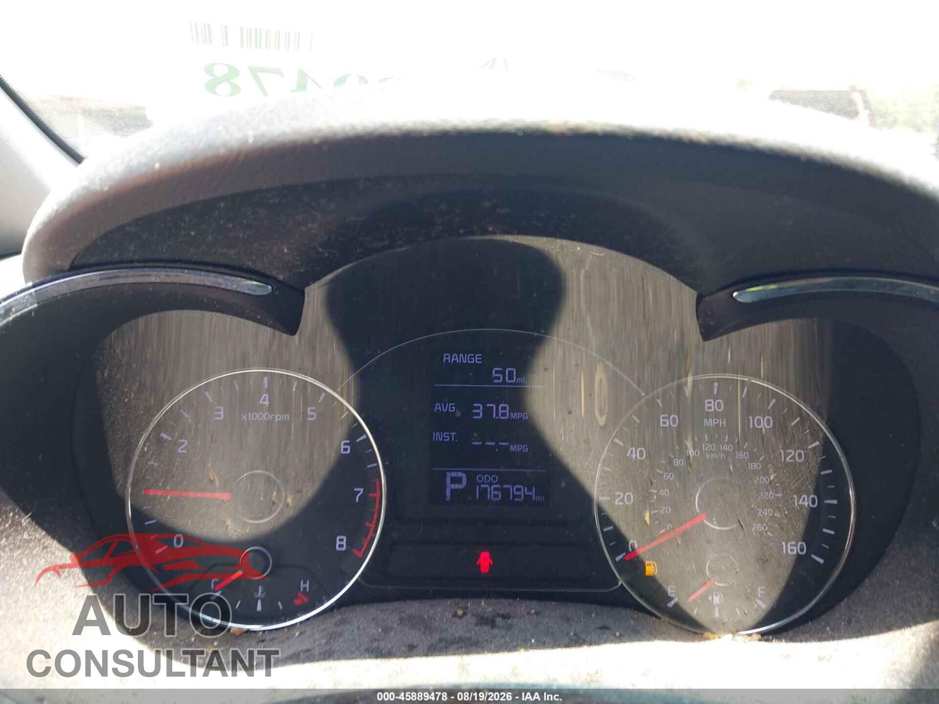 KIA FORTE 2014 - KNAFX4A64E5160700