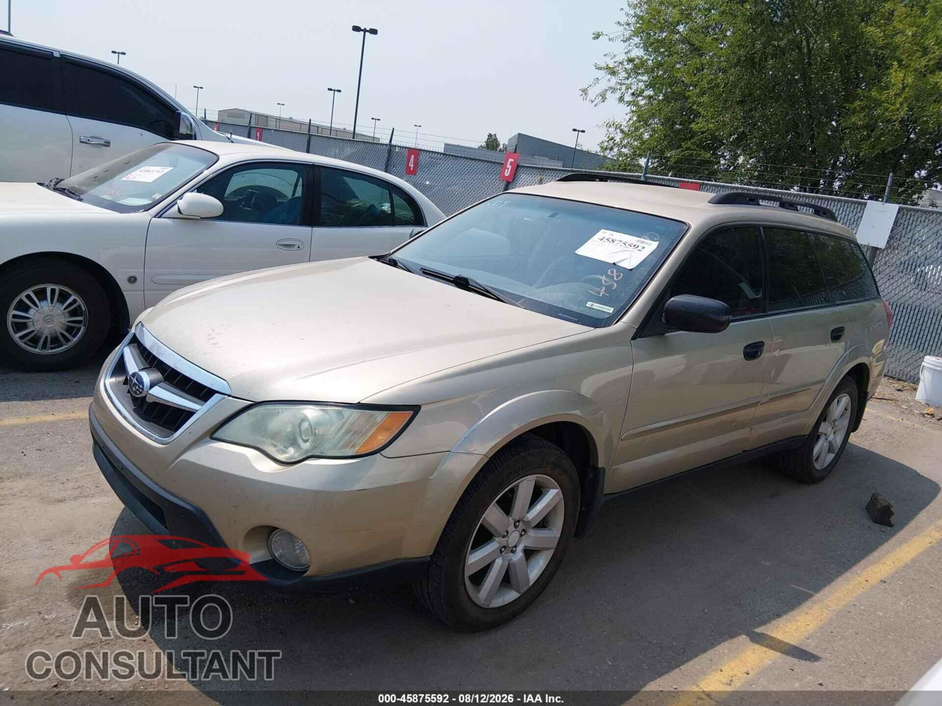 SUBARU OUTBACK 2009 - 4S4BP61C797340908