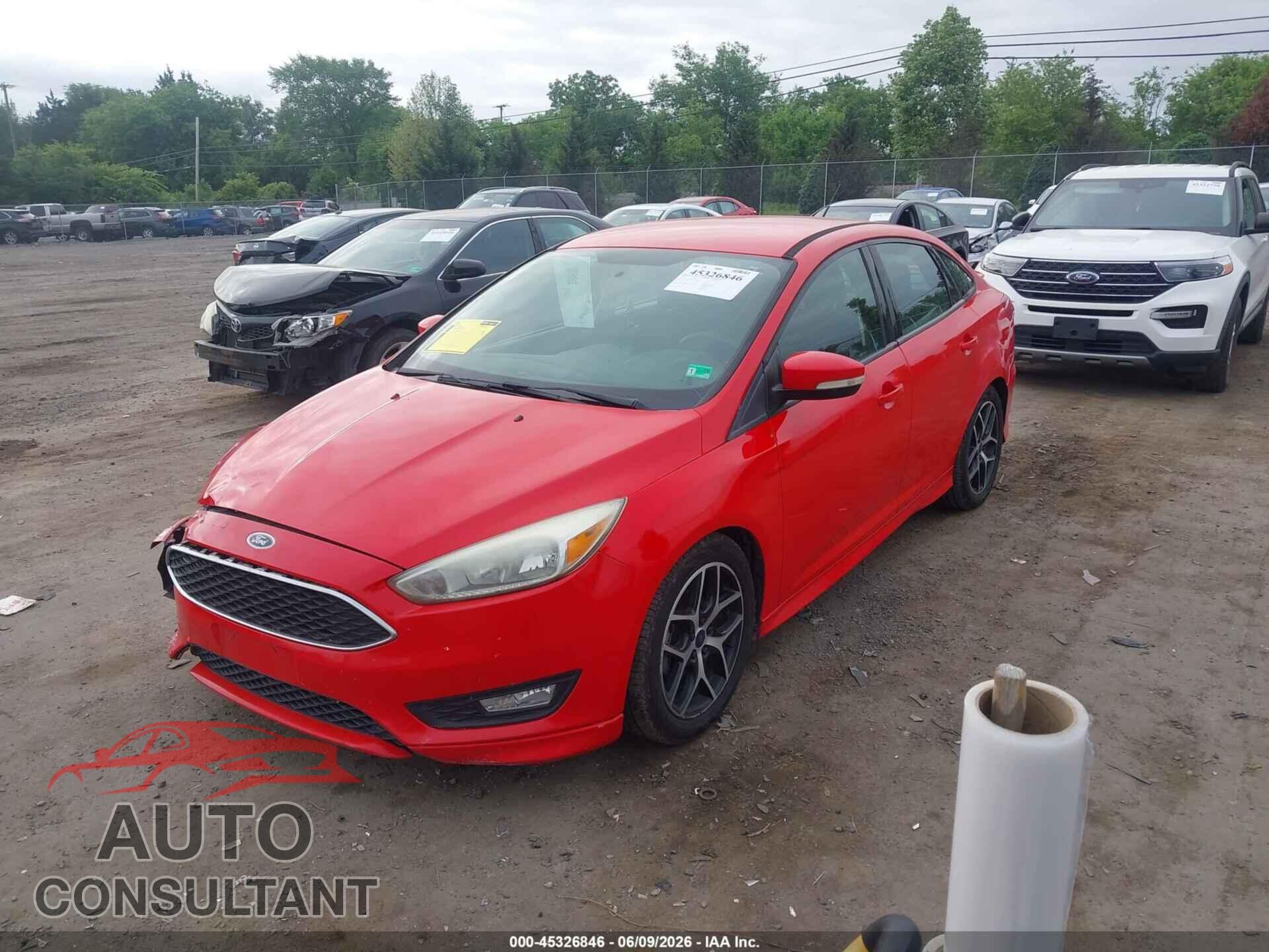 FORD FOCUS 2016 - 1FADP3F27GL268307
