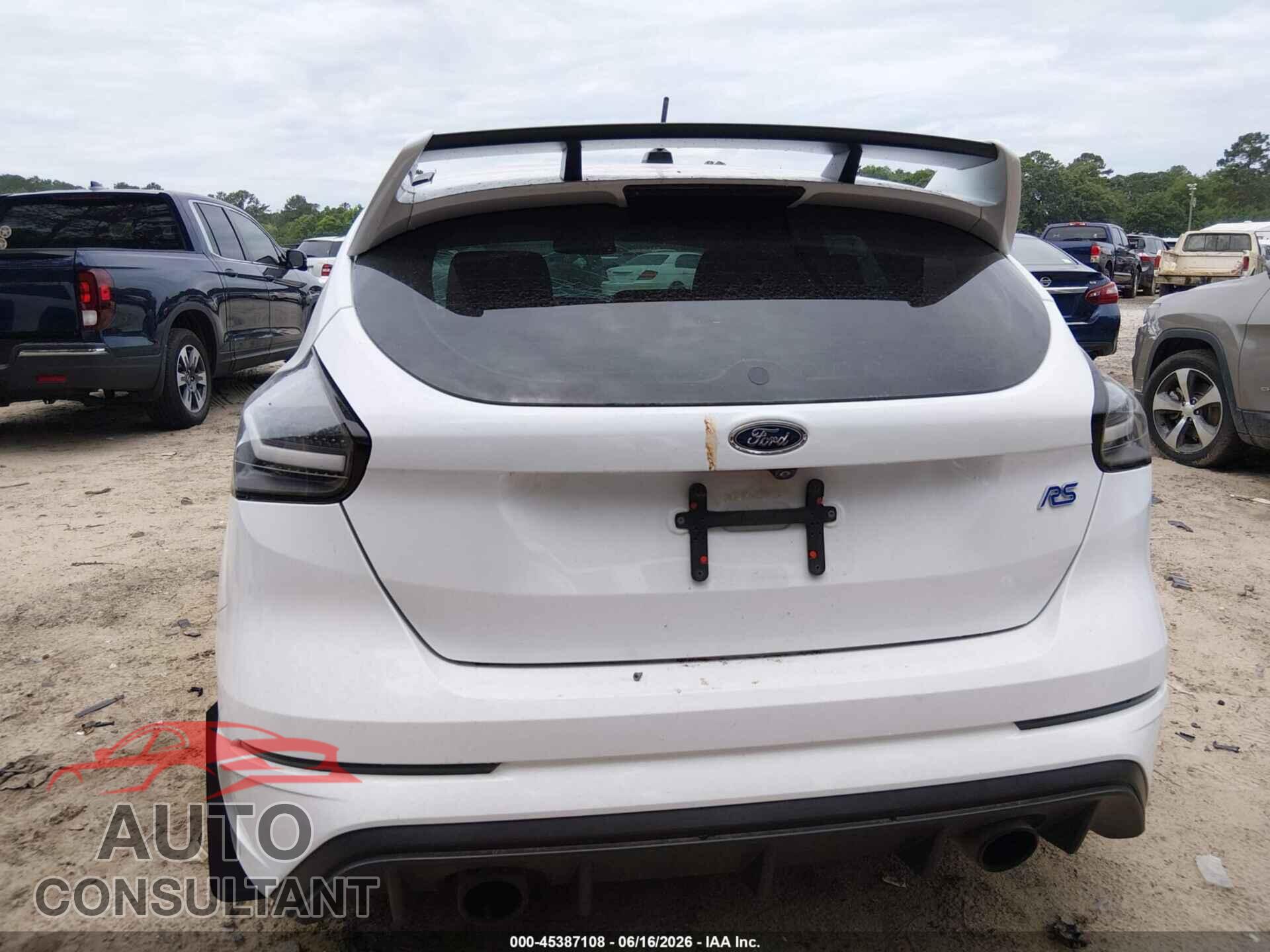 FORD FOCUS RS 2017 - WF0DP3TH9H4120834