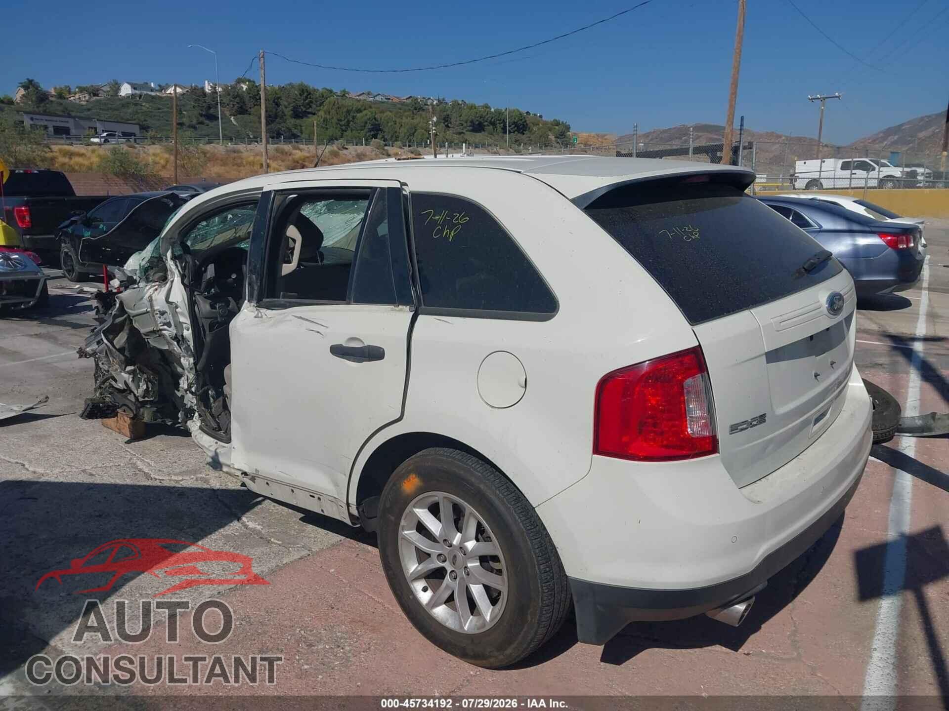 FORD EDGE 2013 - 2FMDK3GC8DBC41320