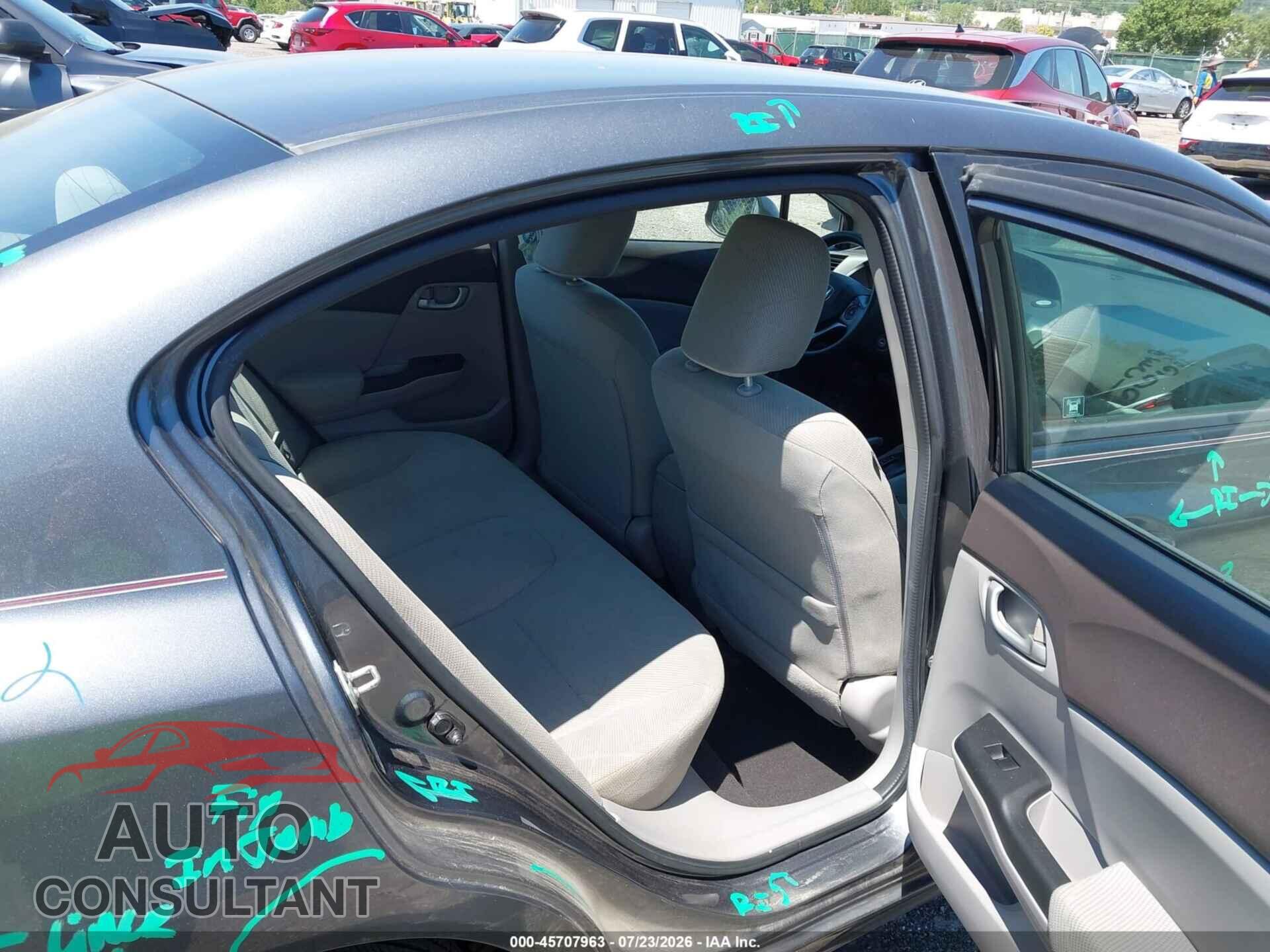 HONDA CIVIC 2012 - 19XFB2F52CE361843