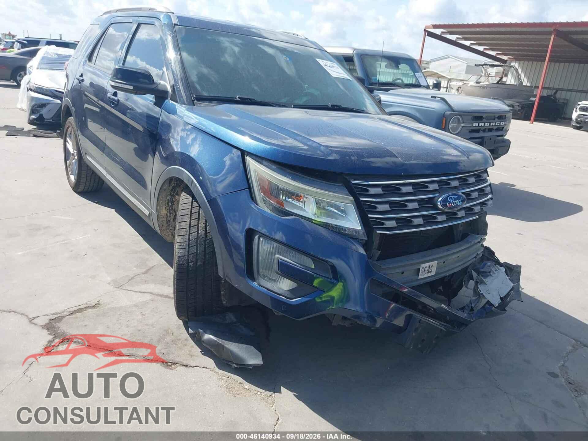 FORD EXPLORER 2017 - 1FM5K7D8XHGB52620